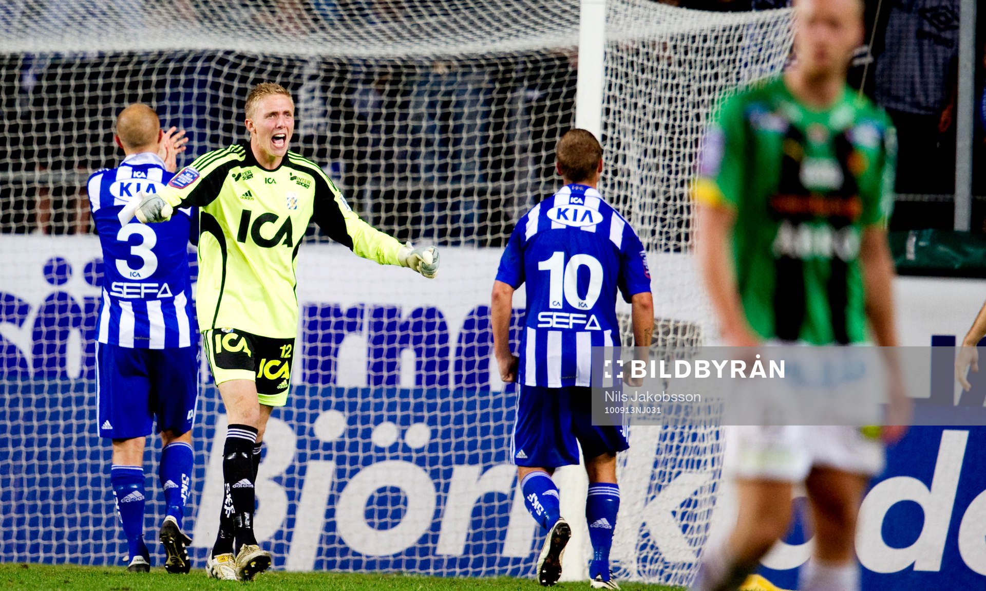 Markus Sandberg, målvakt, Göteborg jubel