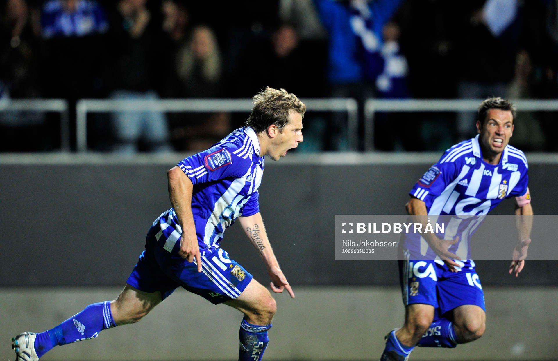 Tobias Hysén och Stefan Selakovic, Göteborg jubel