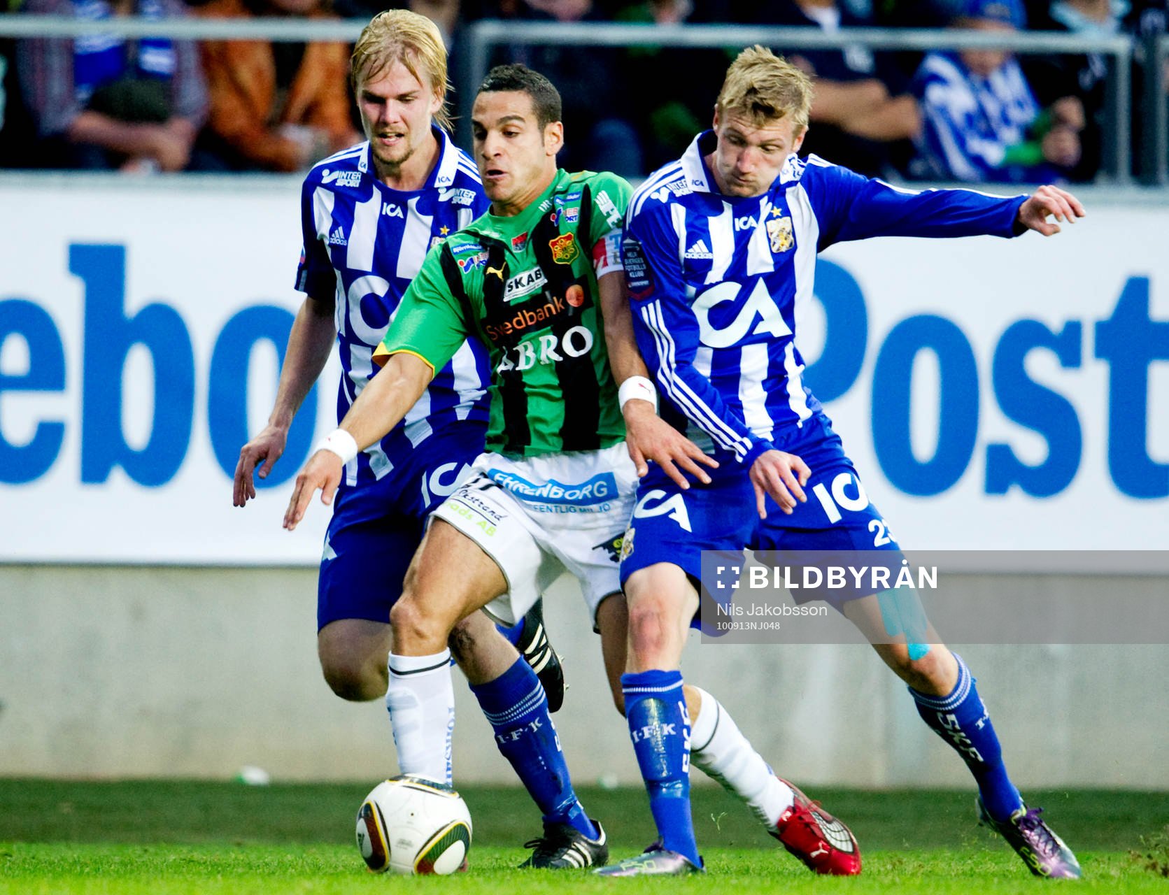 Erik Lund, Sebastian Eriksson, Göteborg, Mervan Celik, GAIS
