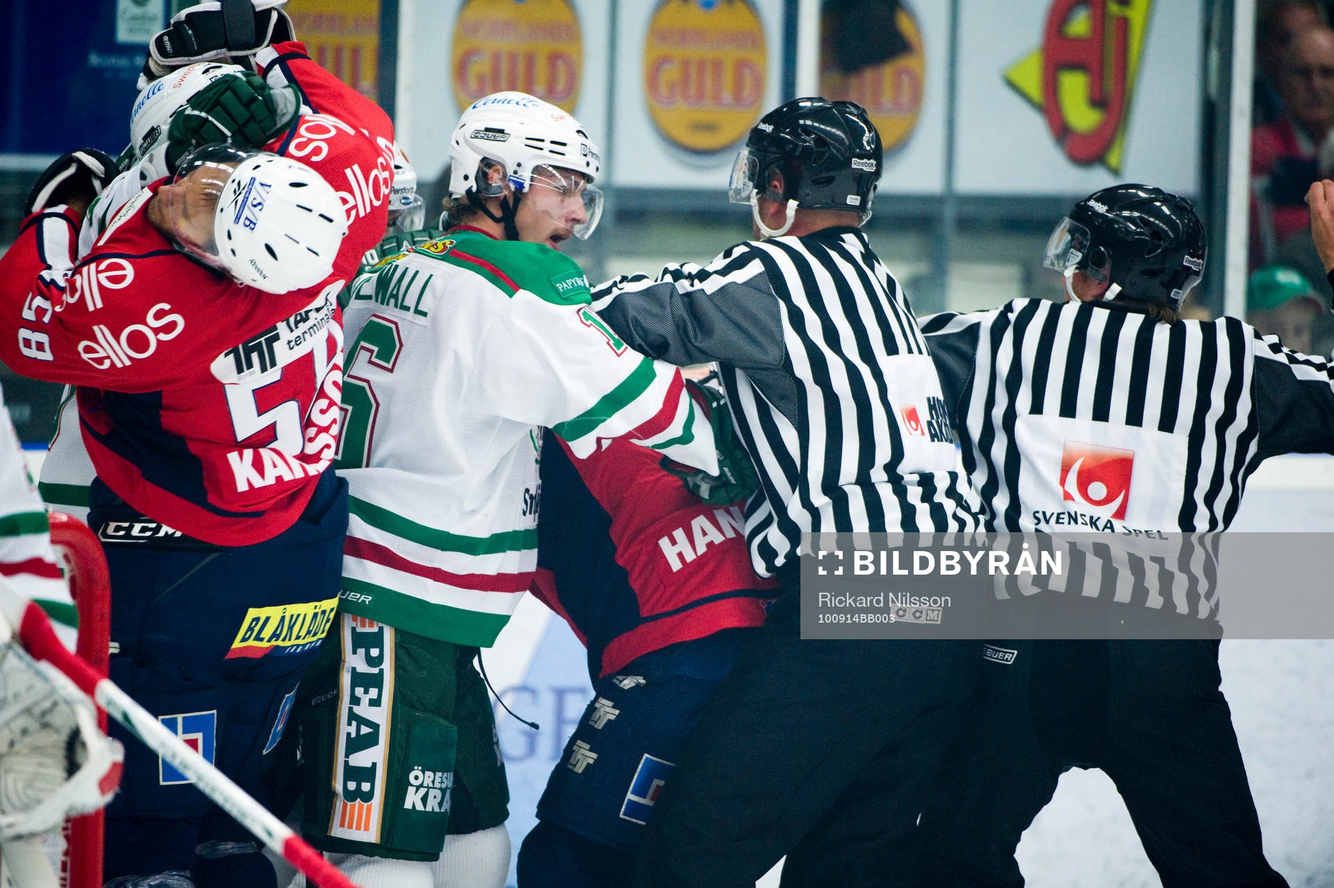 Jens Karlsson, Borås och Christopher Liljewall, Rögle,