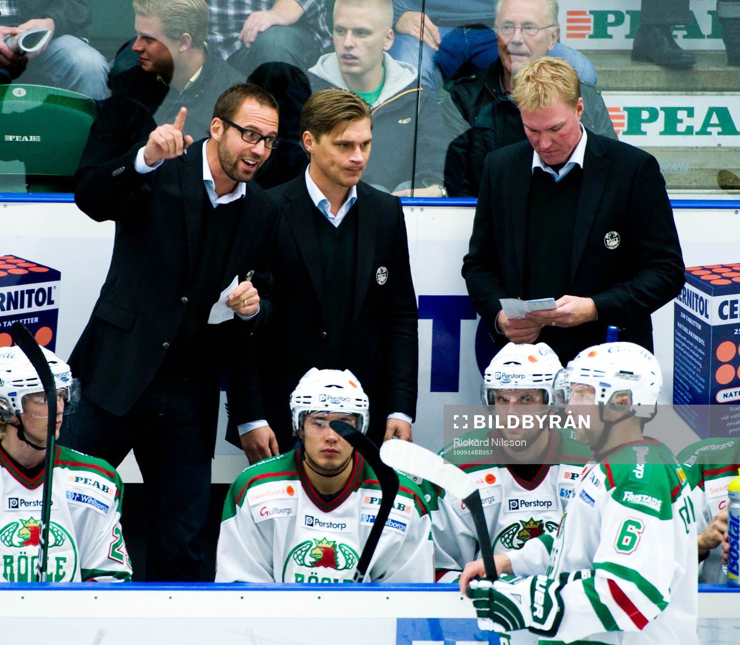 Roger Hansson, Peter Helllkvist och Kenny Jönsson,
