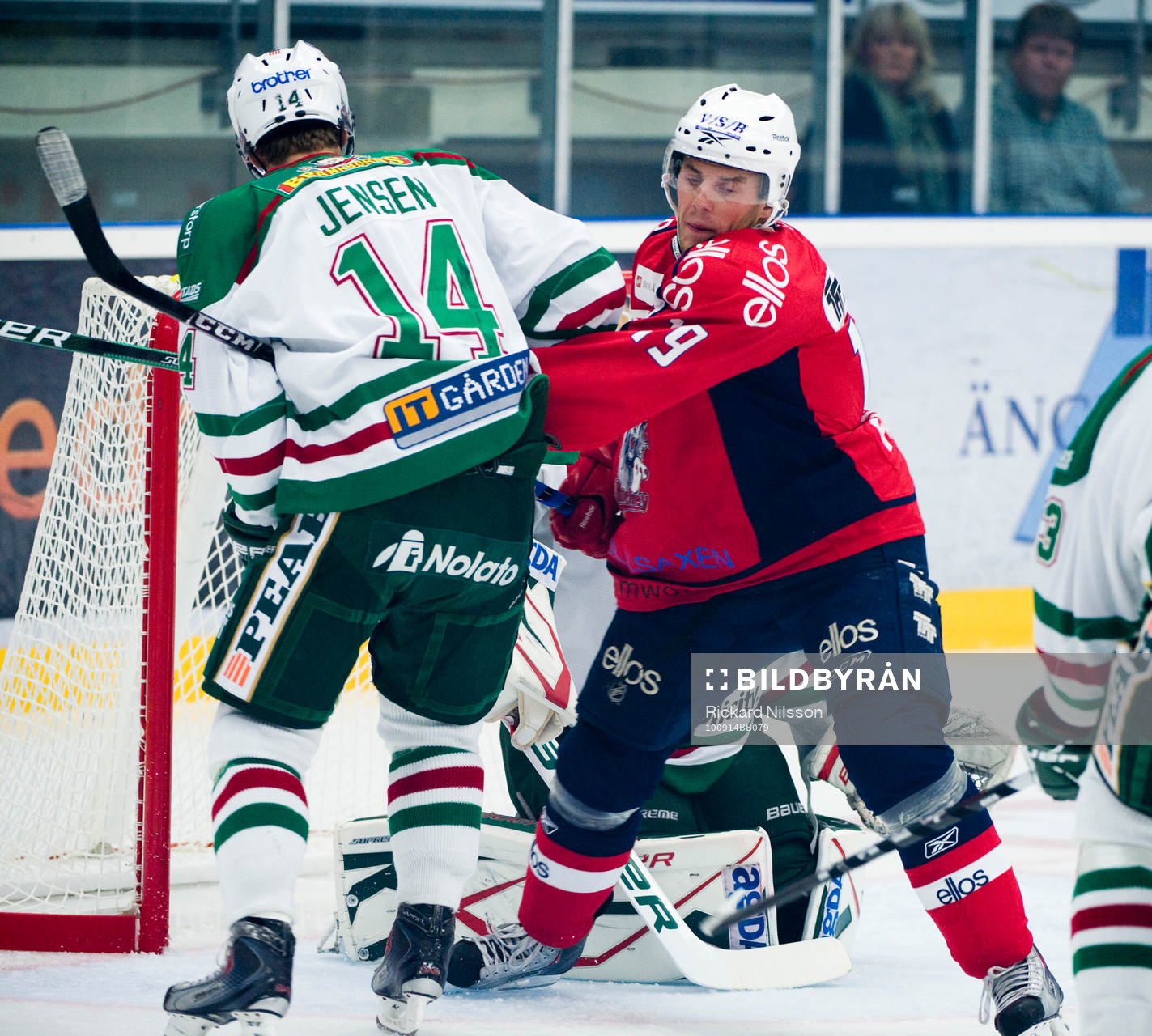 Linus Fagemo, Borås och Jesper Jensen, Rögle