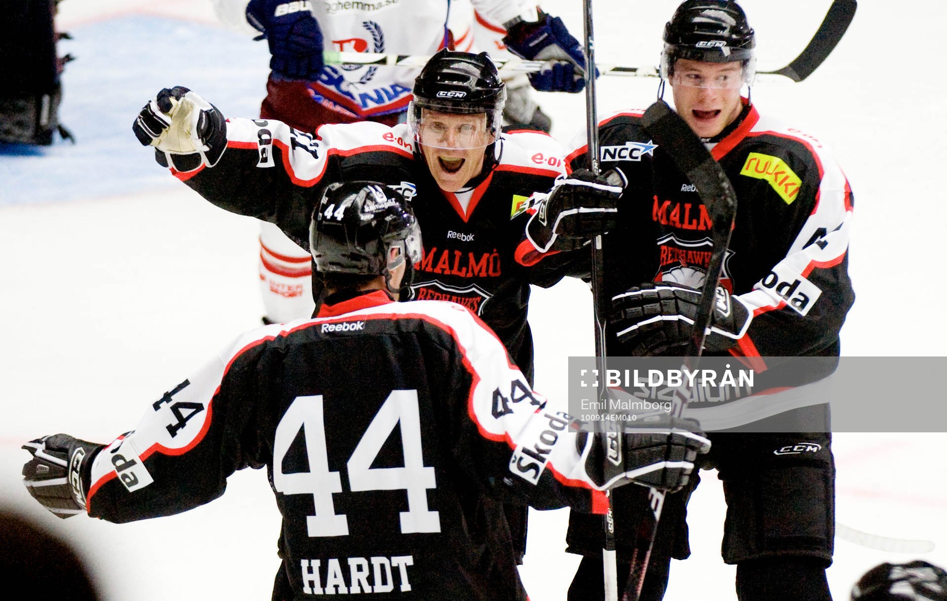 Nichlas Hardt, Malmö gör 3-2. jubel