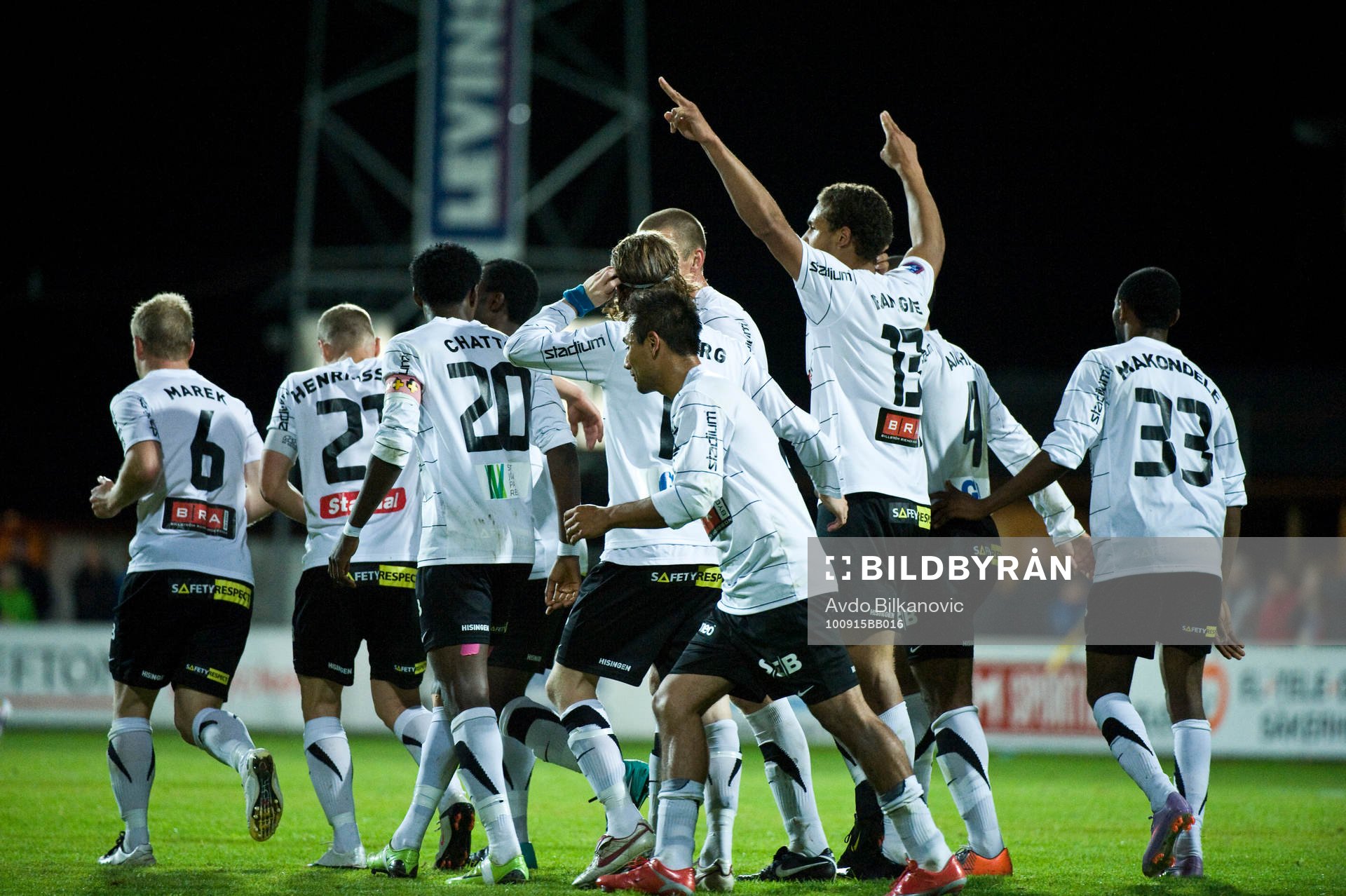 Mathias Ranégie, Häcken, jubel