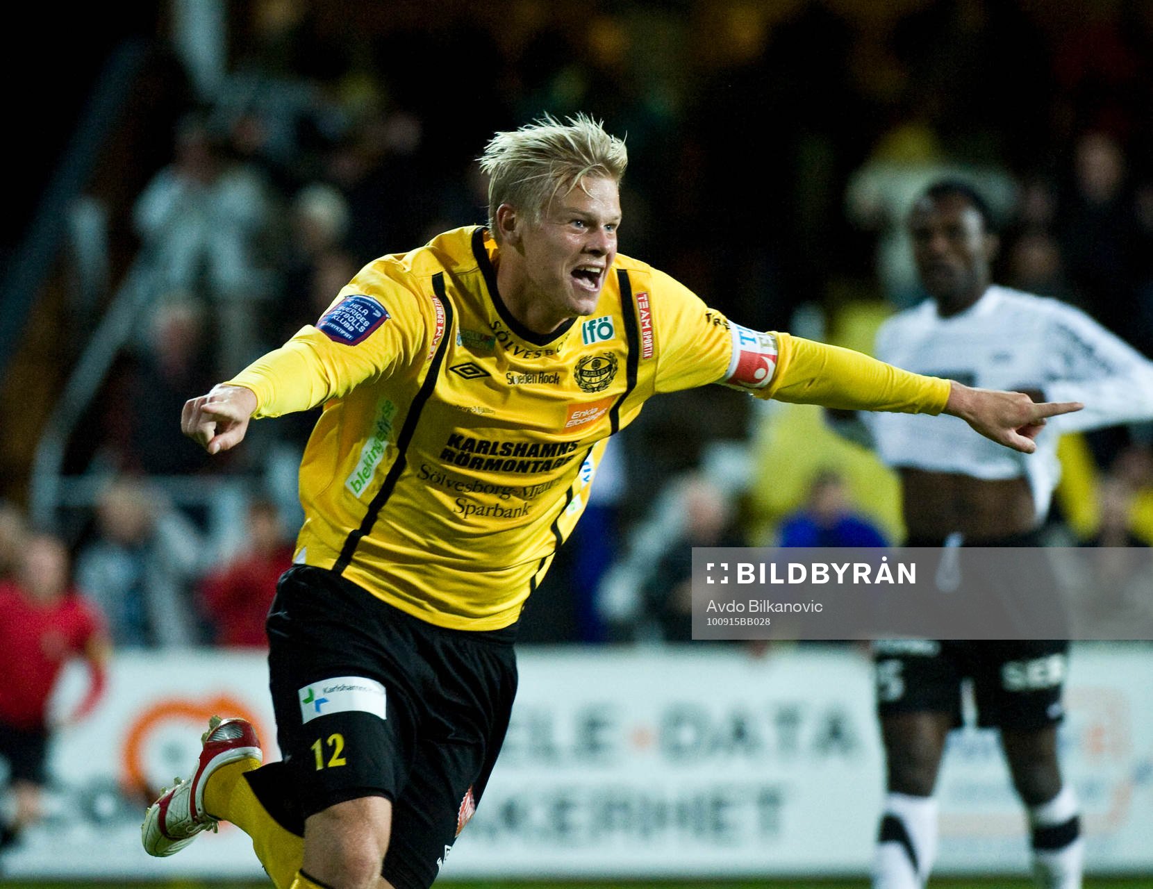 David Löfquist, Mjällby, jubel