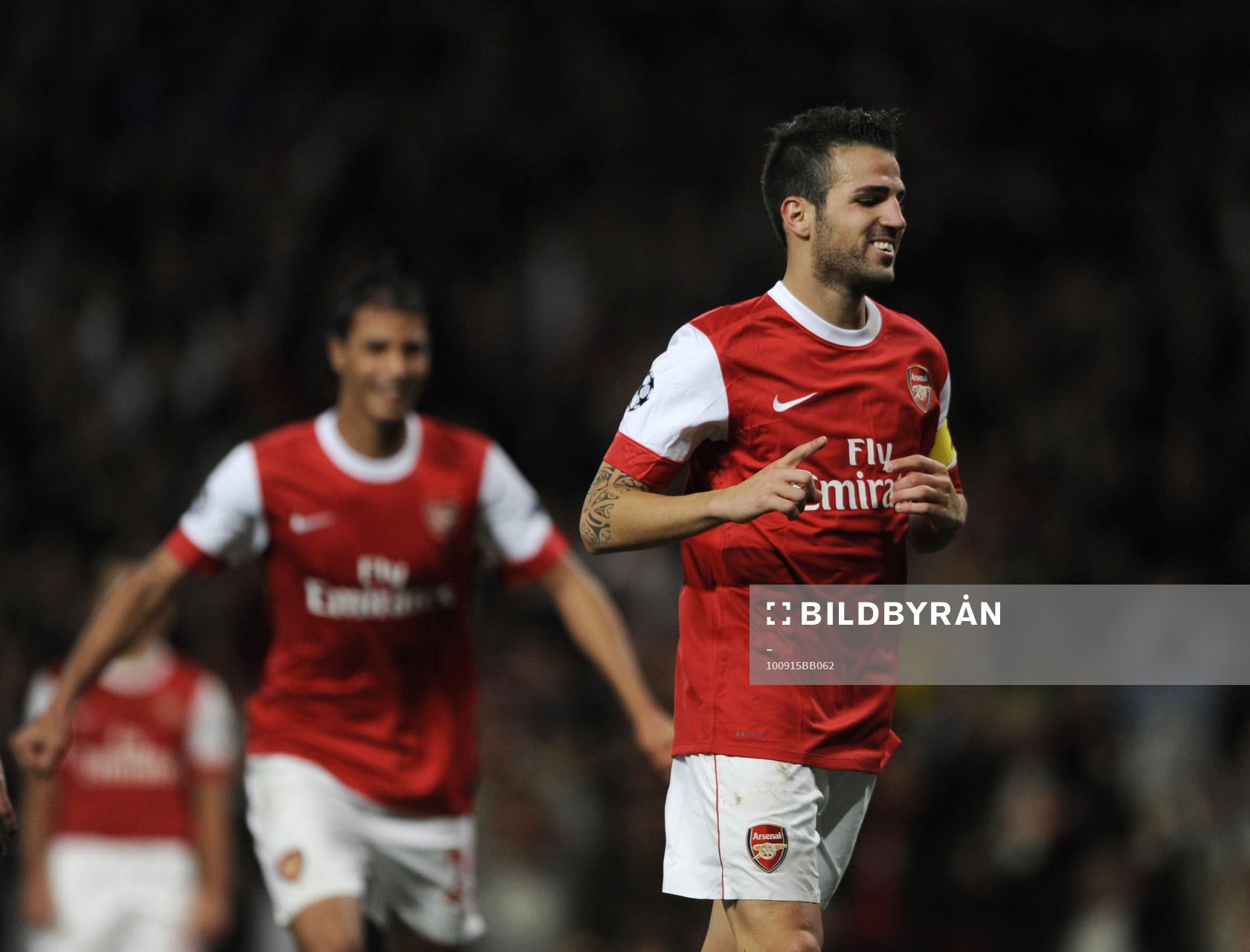 Cesc Fabregas, Arsenal, glädje, jubel