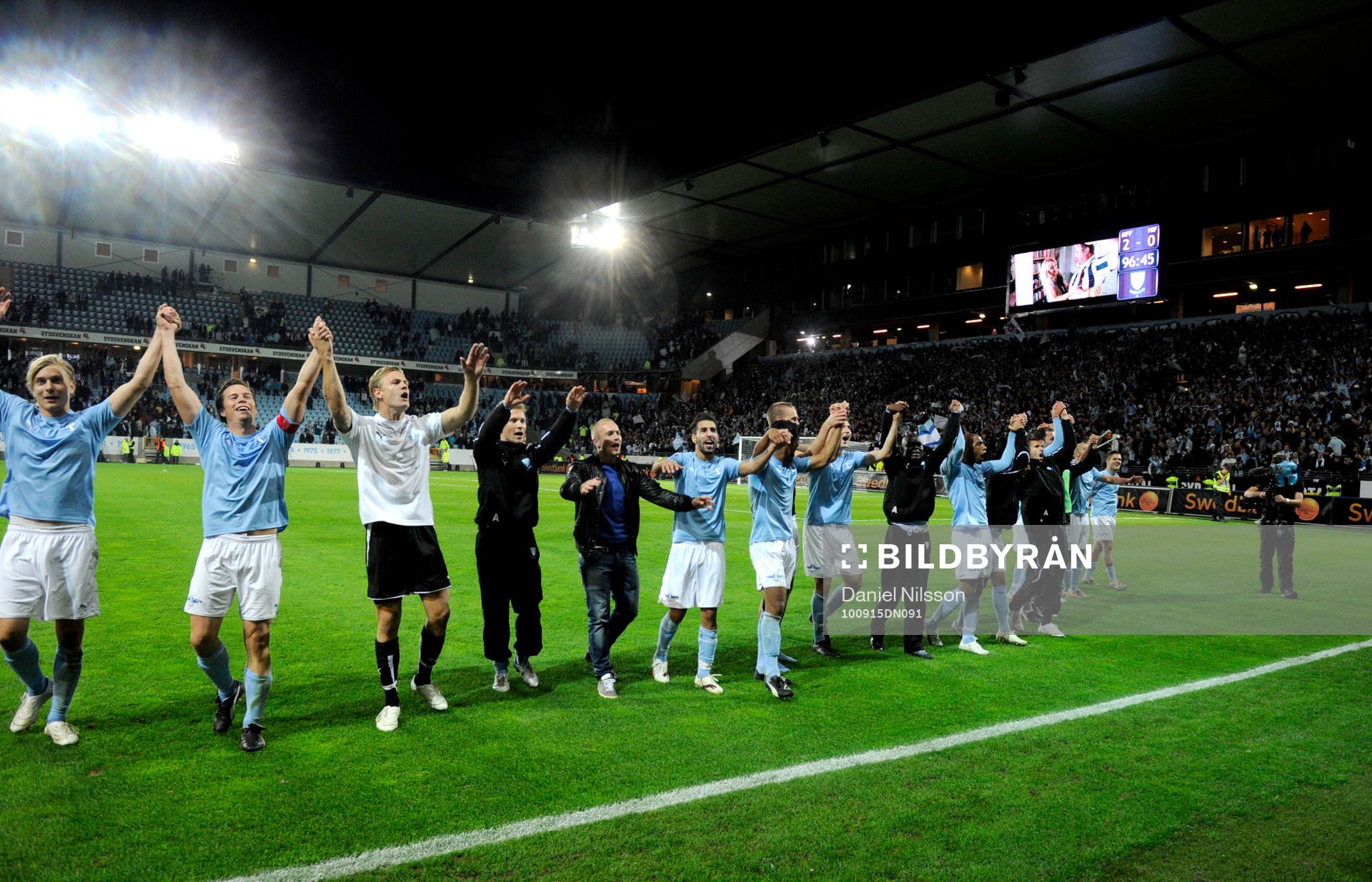 Fotboll, Allsvenskan, Malmö, jubel
