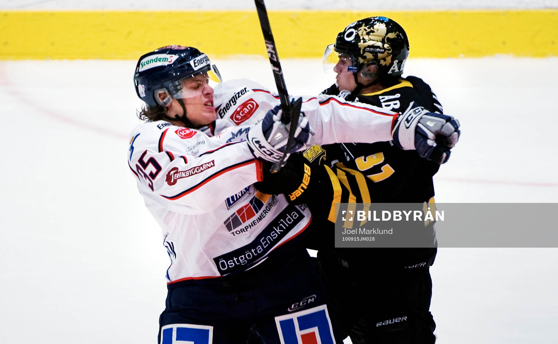 Martin Ylven Laumann, Linköping, och Stefan Johansson, AIK