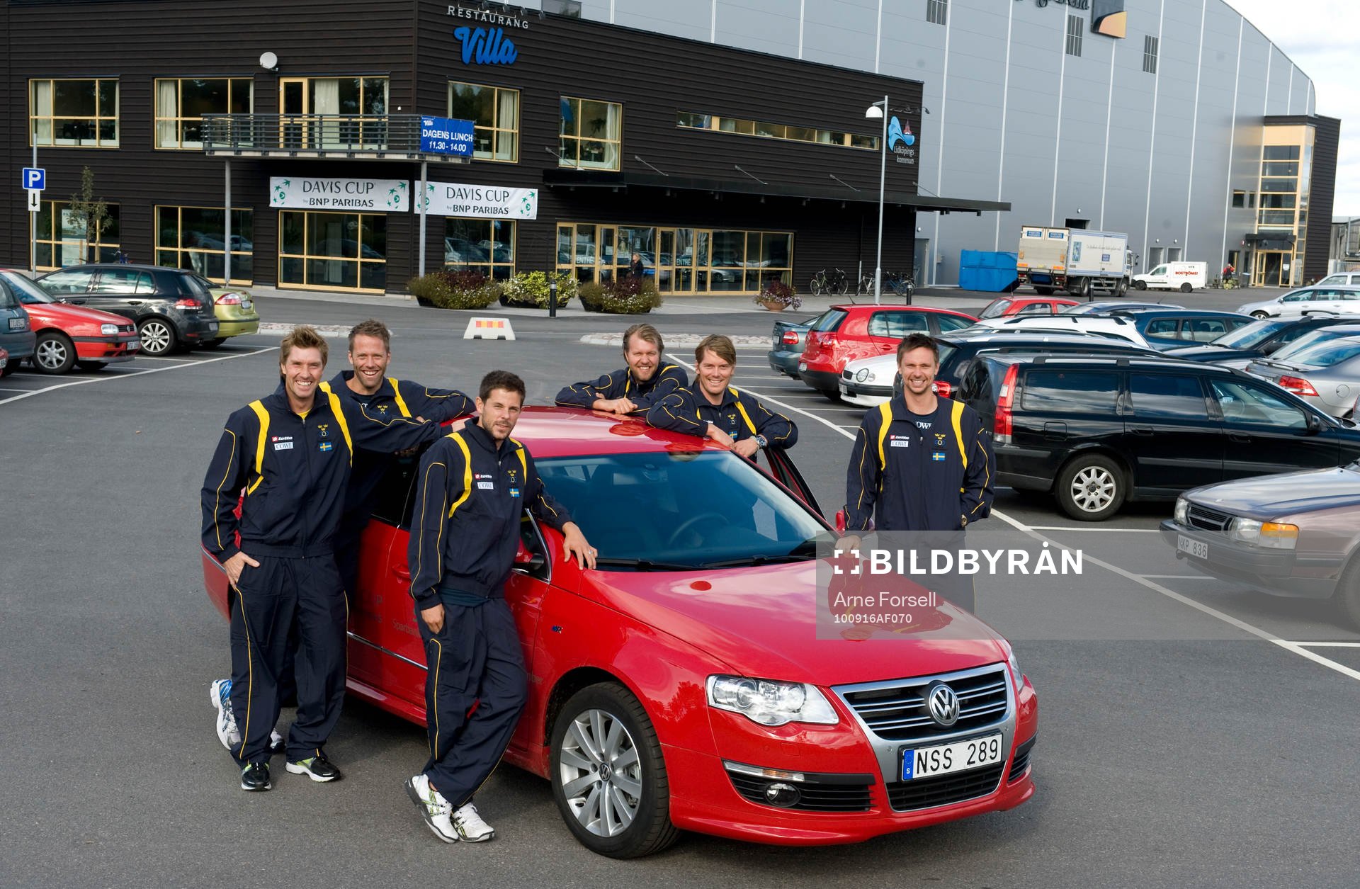 Davis Cup-laget och Volkswagen