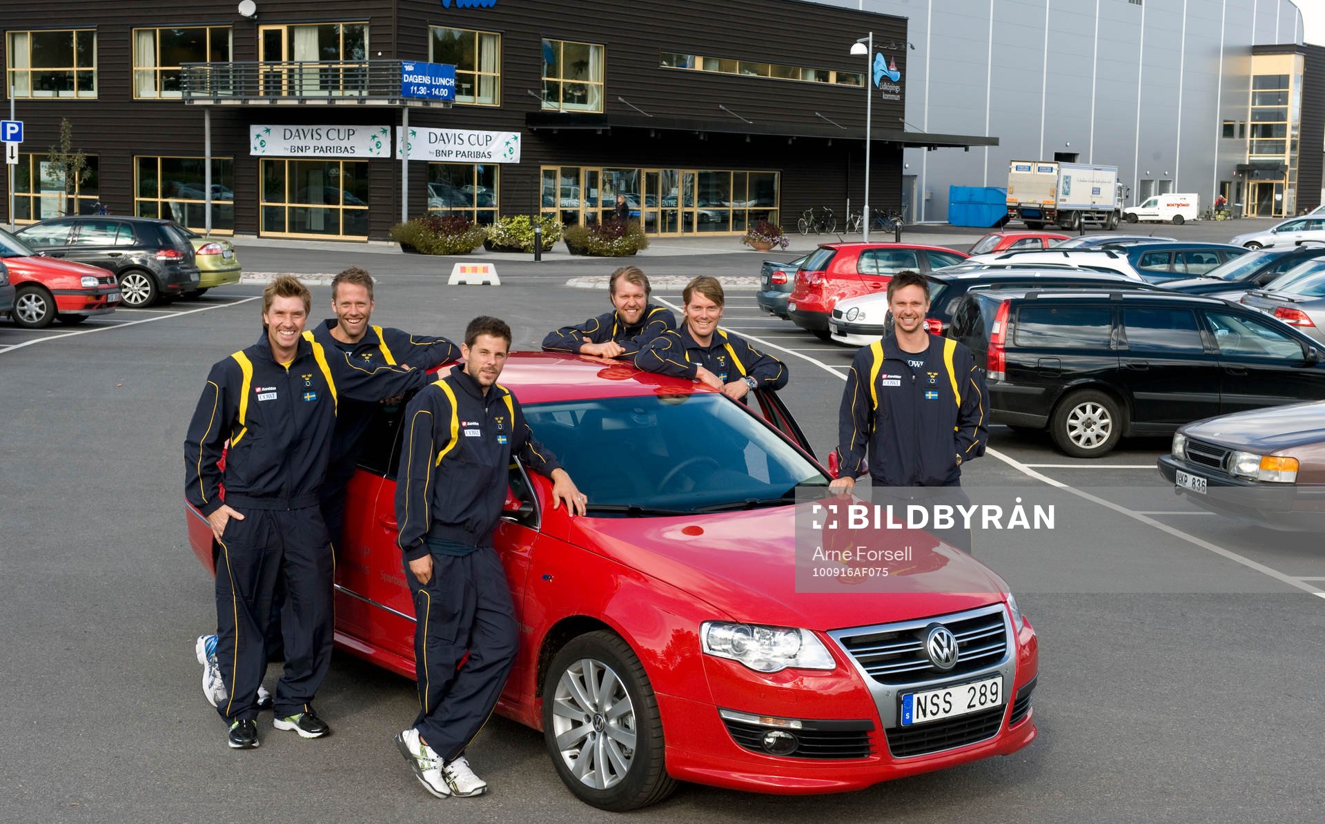 Davis Cup-laget och Volkswagen