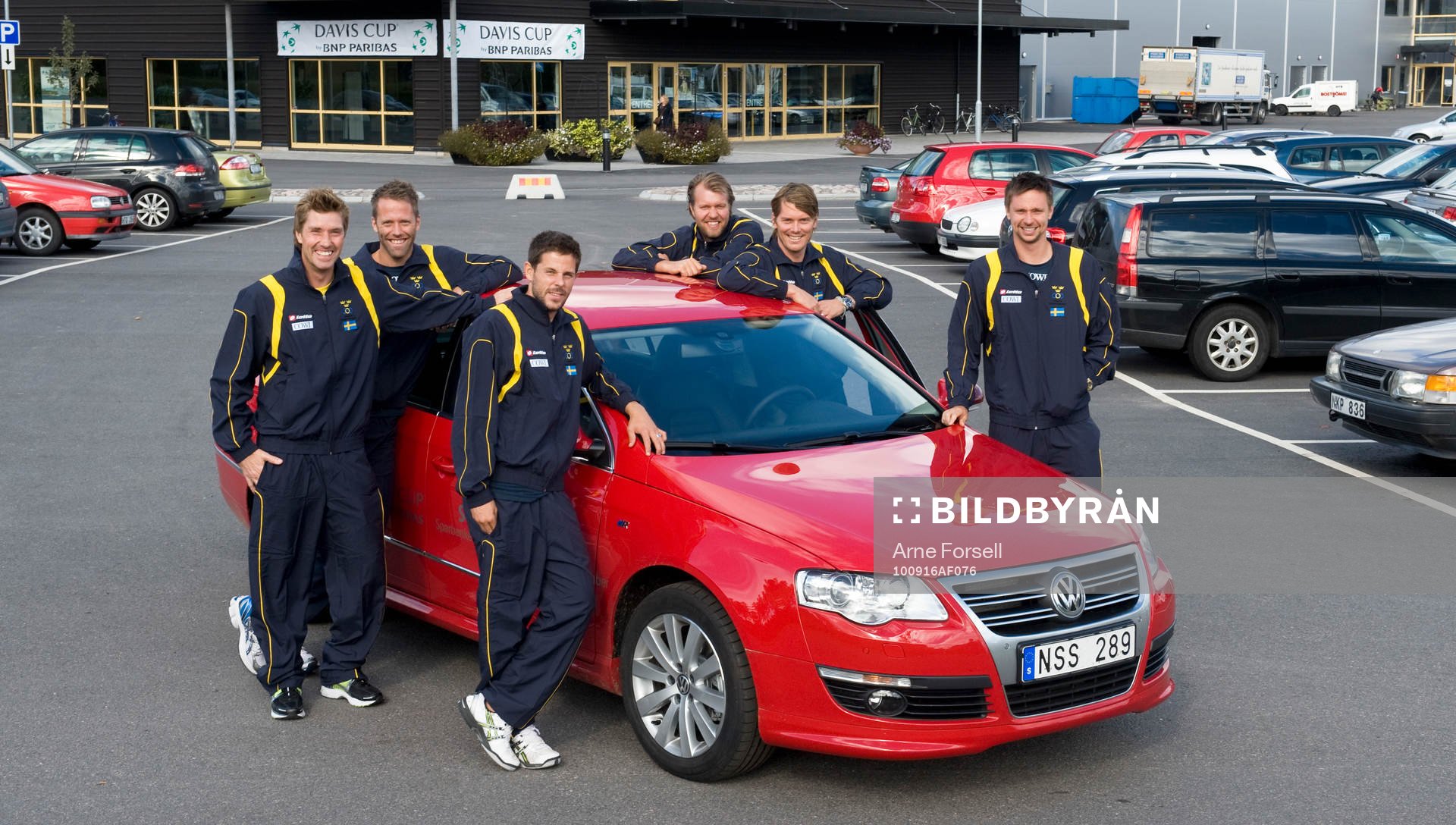 Davis Cup-laget och Volkswagen