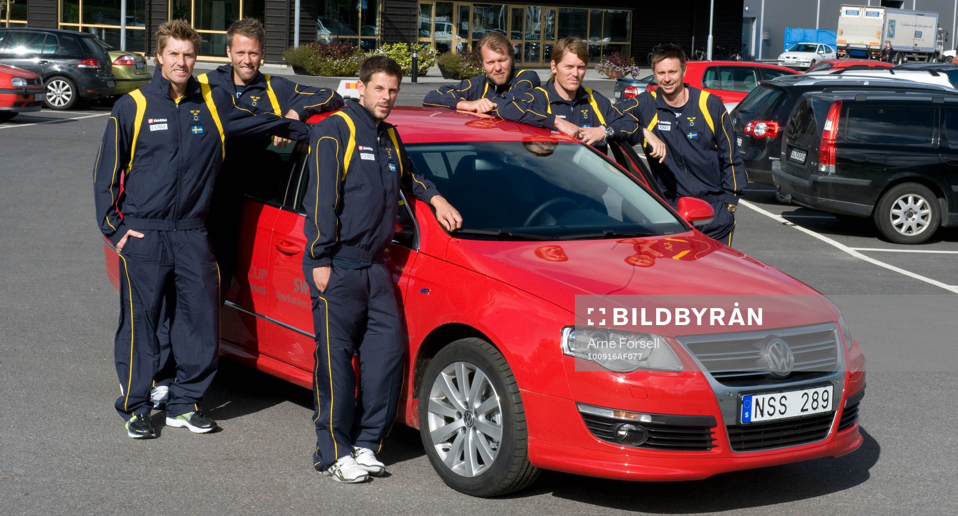 Davis Cup-laget och Volkswagen