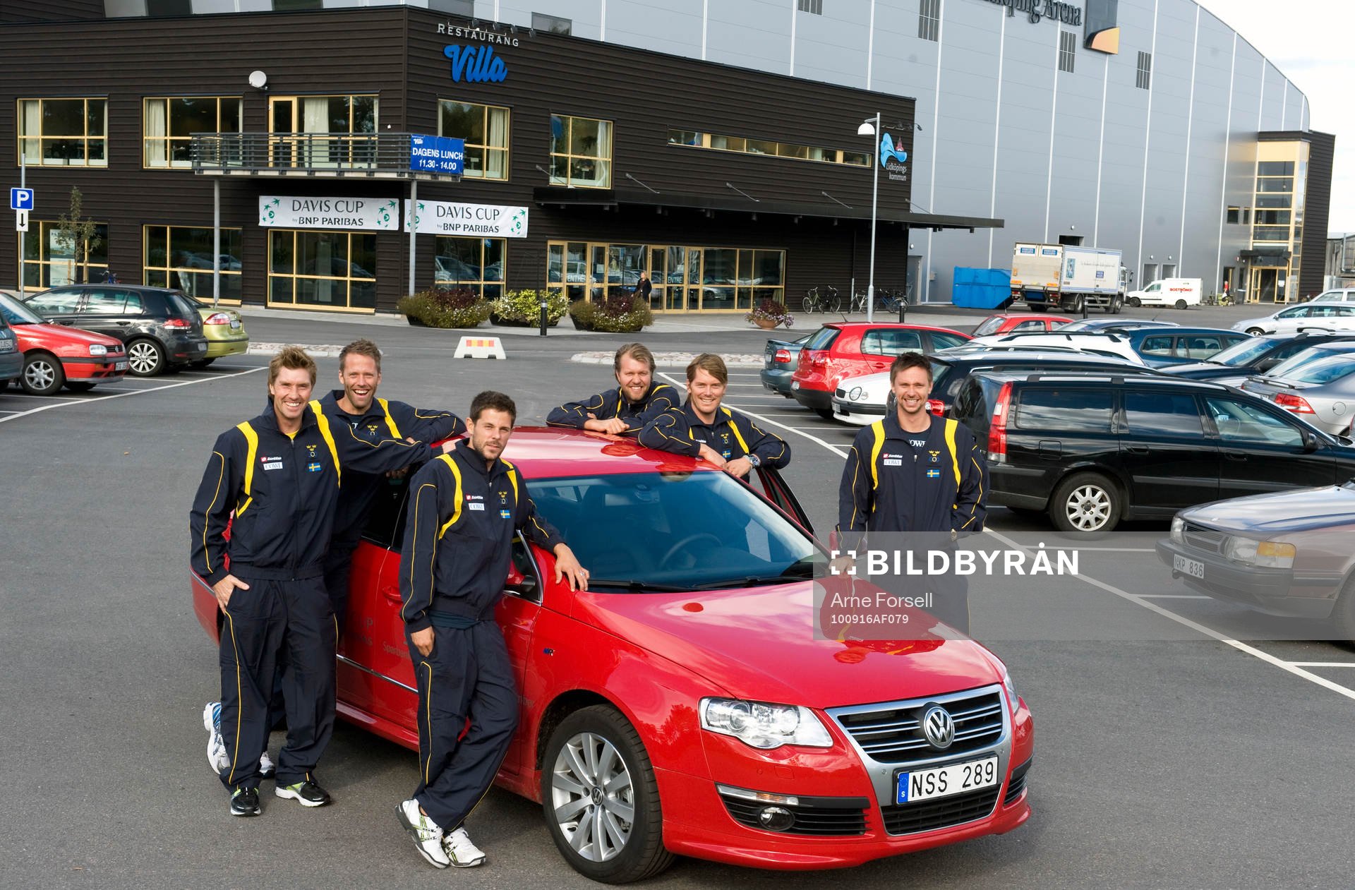 Davis Cup-laget och Volkswagen