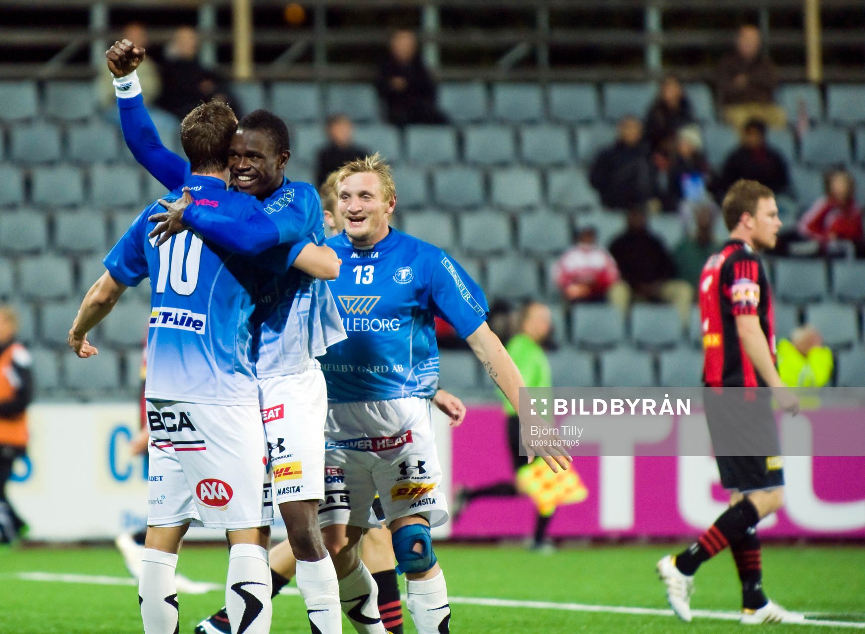 Ibrahim Koroma, Trelleborg, jubel