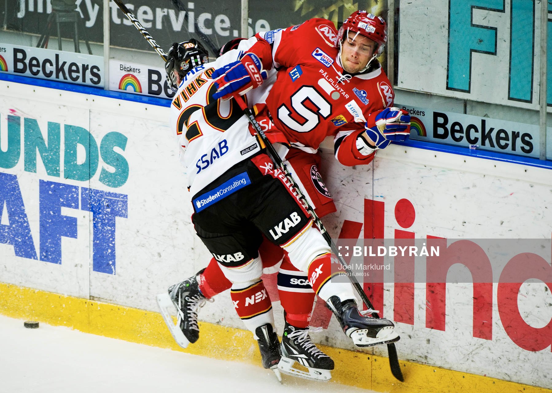 Joonas Vihko, Luleå, och Blaz Gregorc, Södertälje