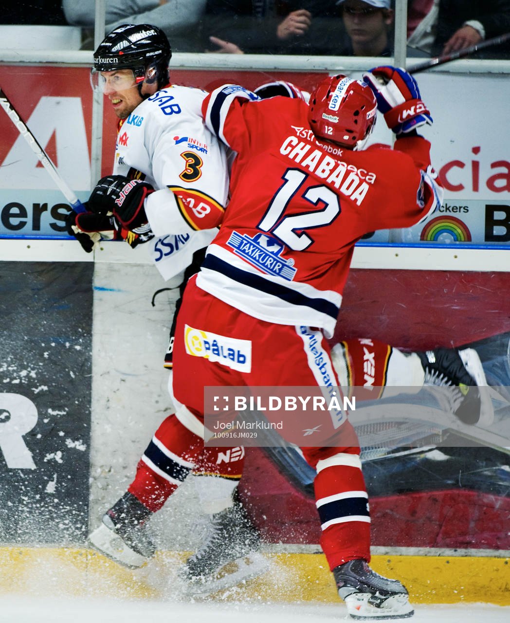 Topi Jaakola, Luleå, och Martin Chabada, Södertälje