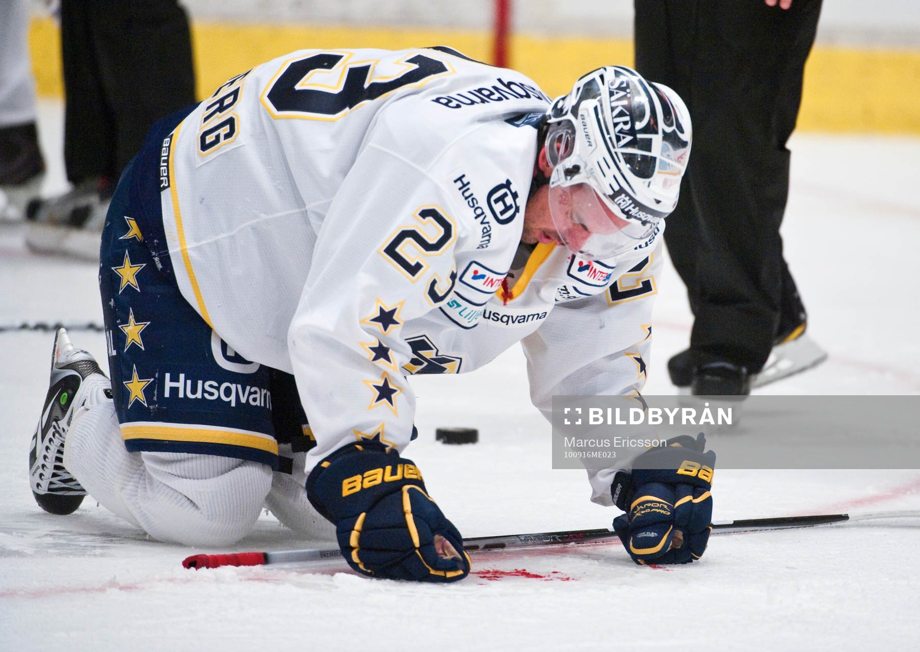 Ishockey, Elitserien, Fredrik Bremberg, HV71, skada