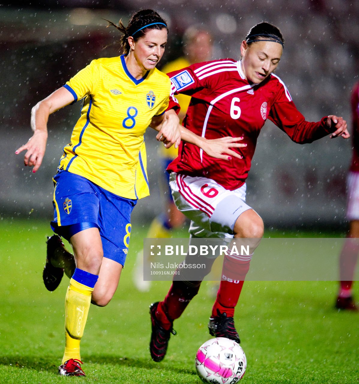 Lotta Schelin, Sverige, Mariann Gajhede Knudsen, Danmark