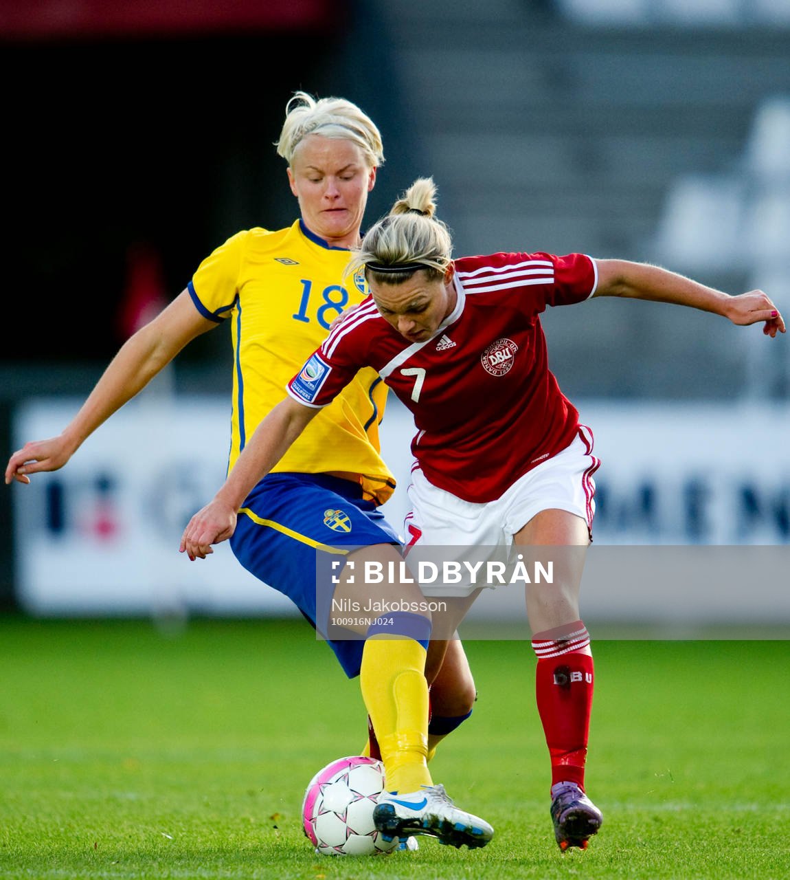 Nilla Fischer, Sverige, Cathrine Paaske Sörensen, Danmark