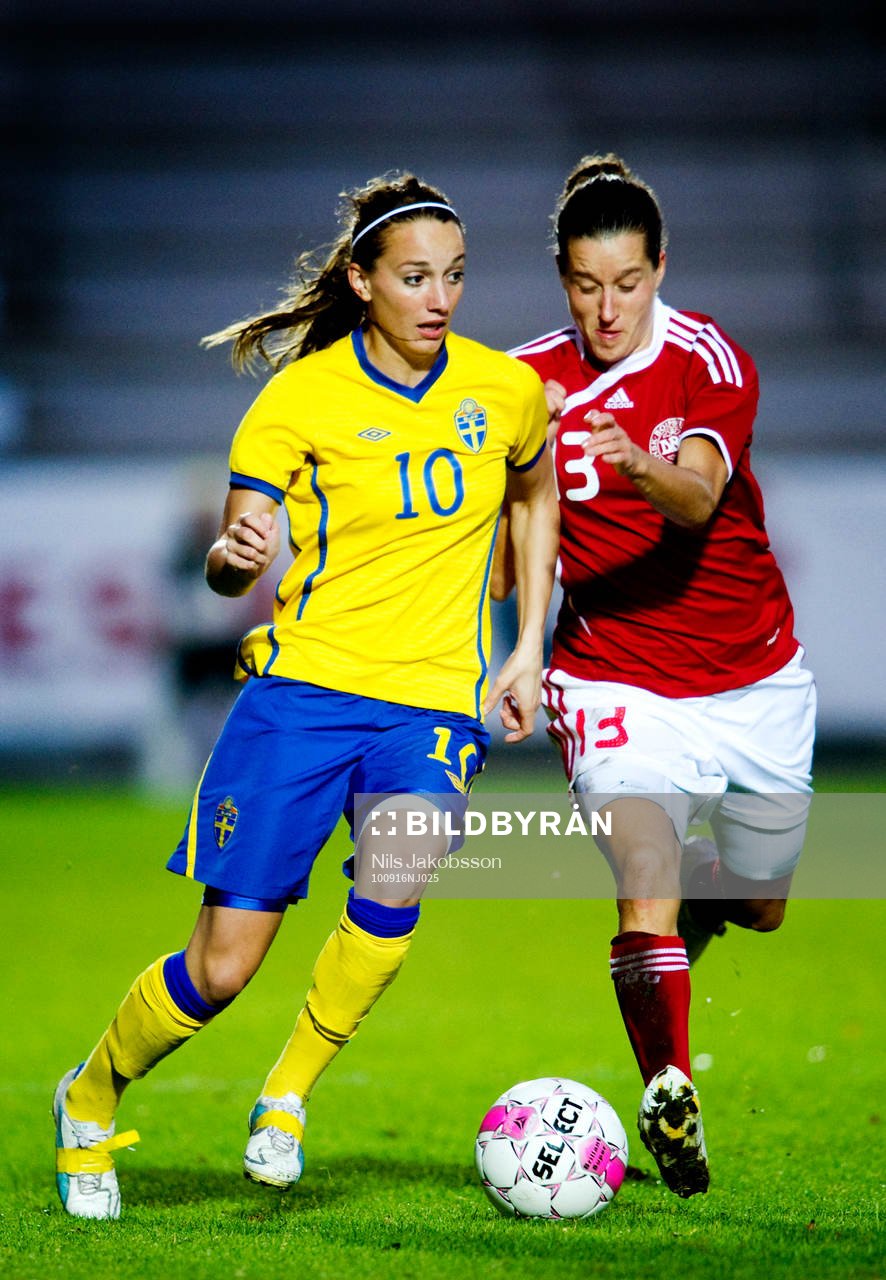 Kosovare Asllani, Sverige, Johanna B Rasmussen, Danmark