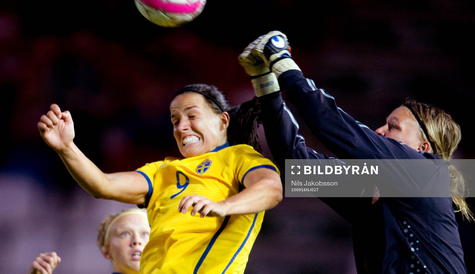 Jessica Landström, Sverige, Heidi Johansen, målvakt,