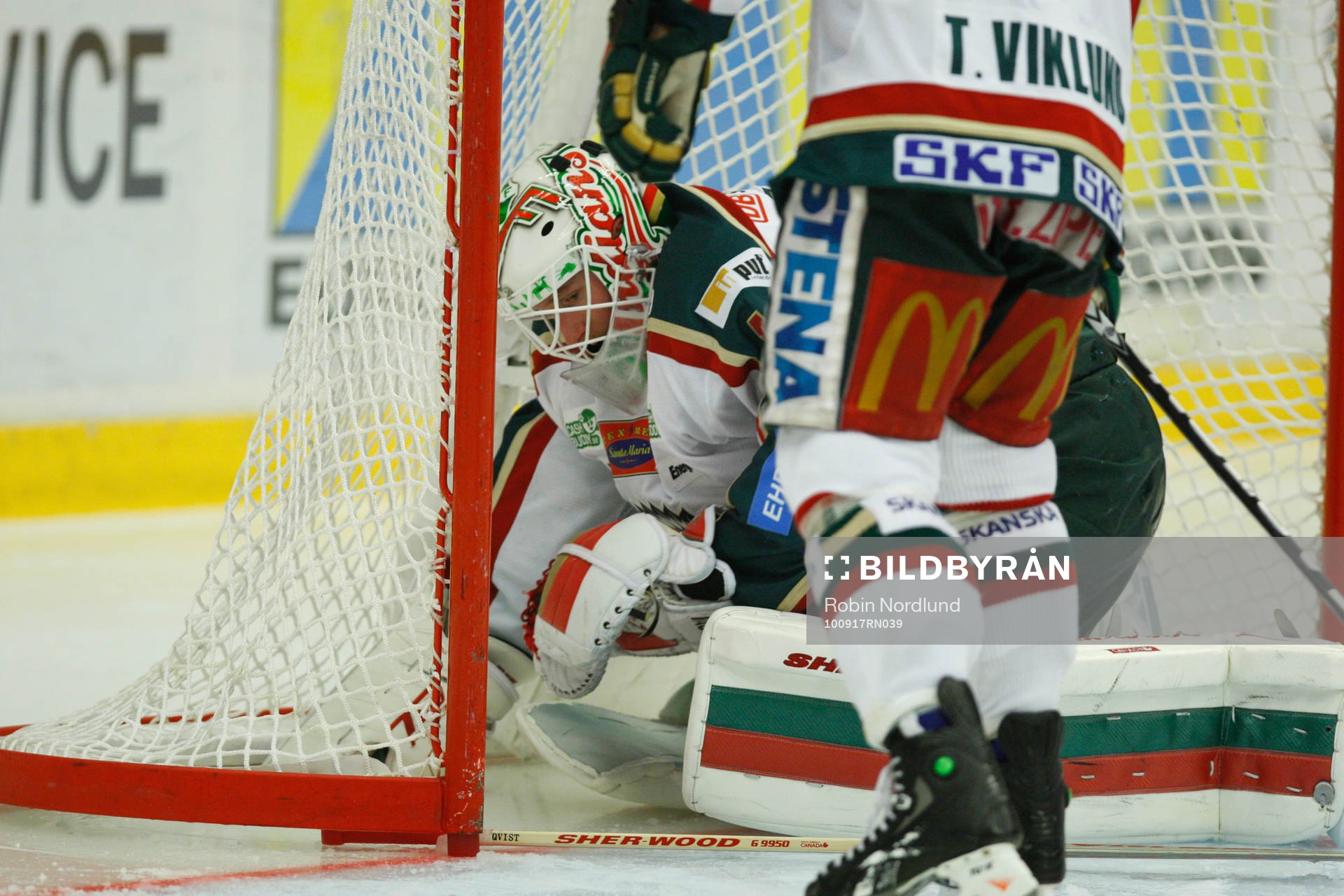Johan Holmqvist, Målvakt Frölunda depp