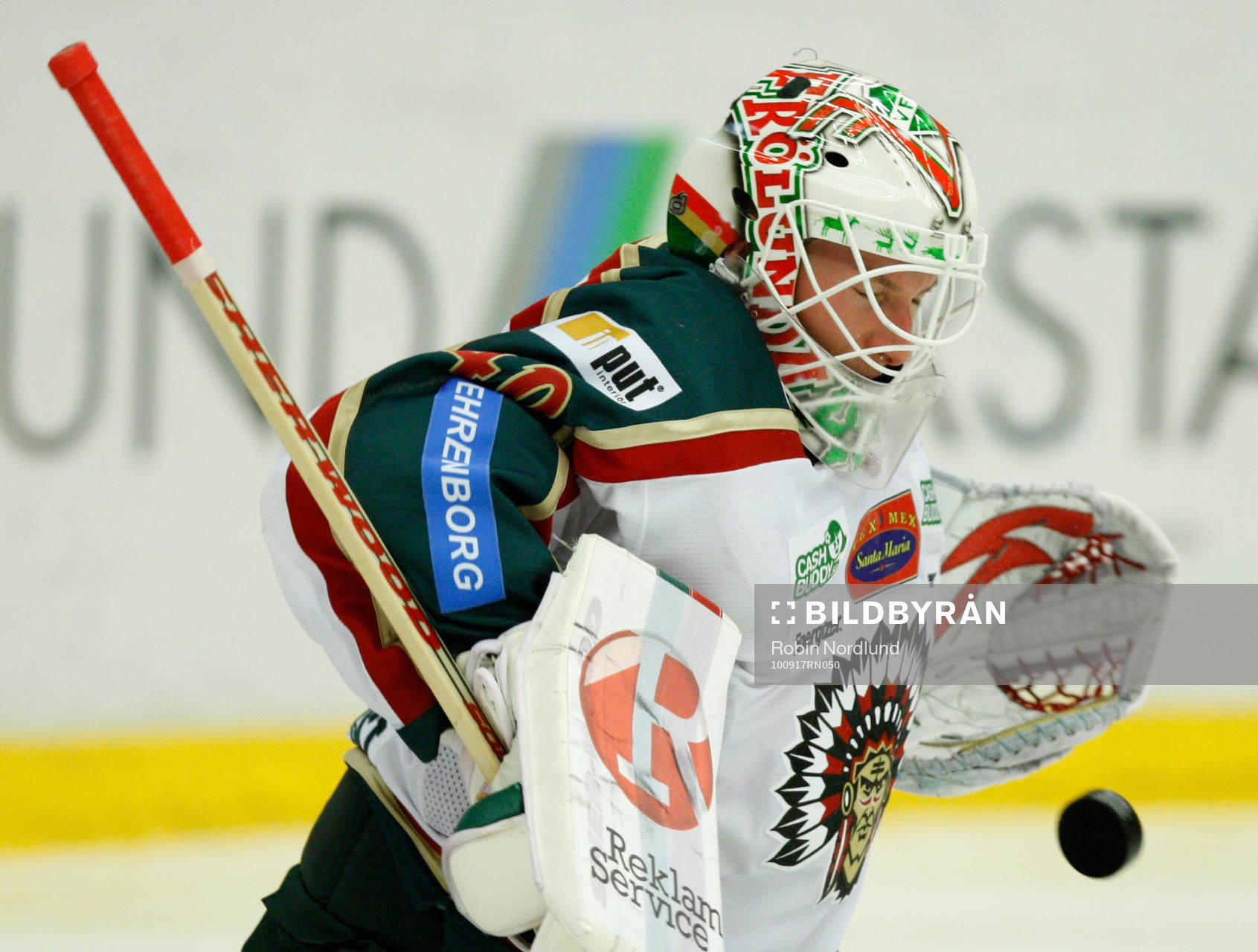 Johan Holmqvist, Målvakt Frölunda