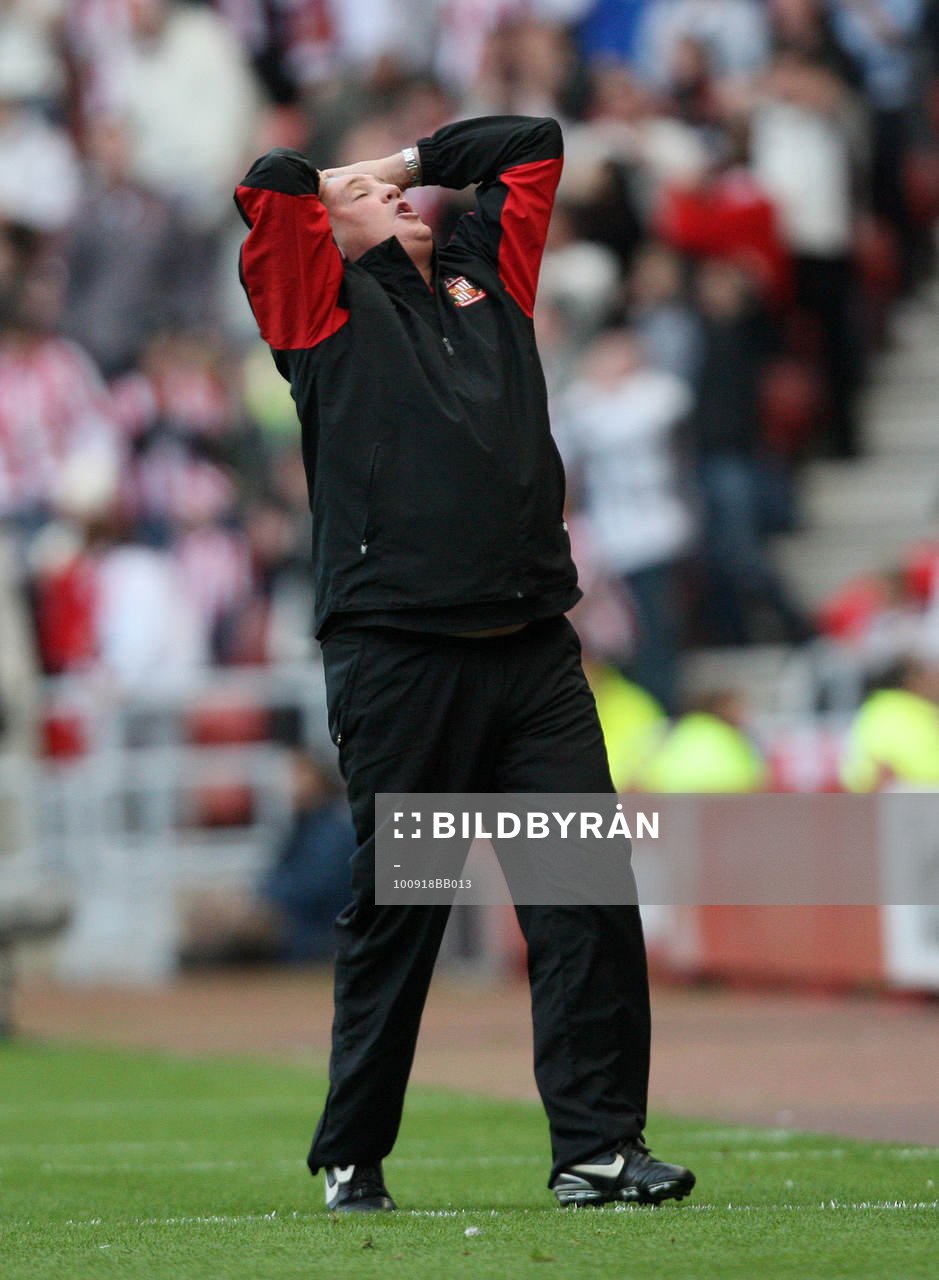 Steve Bruce, tränare, Sunderland, depp