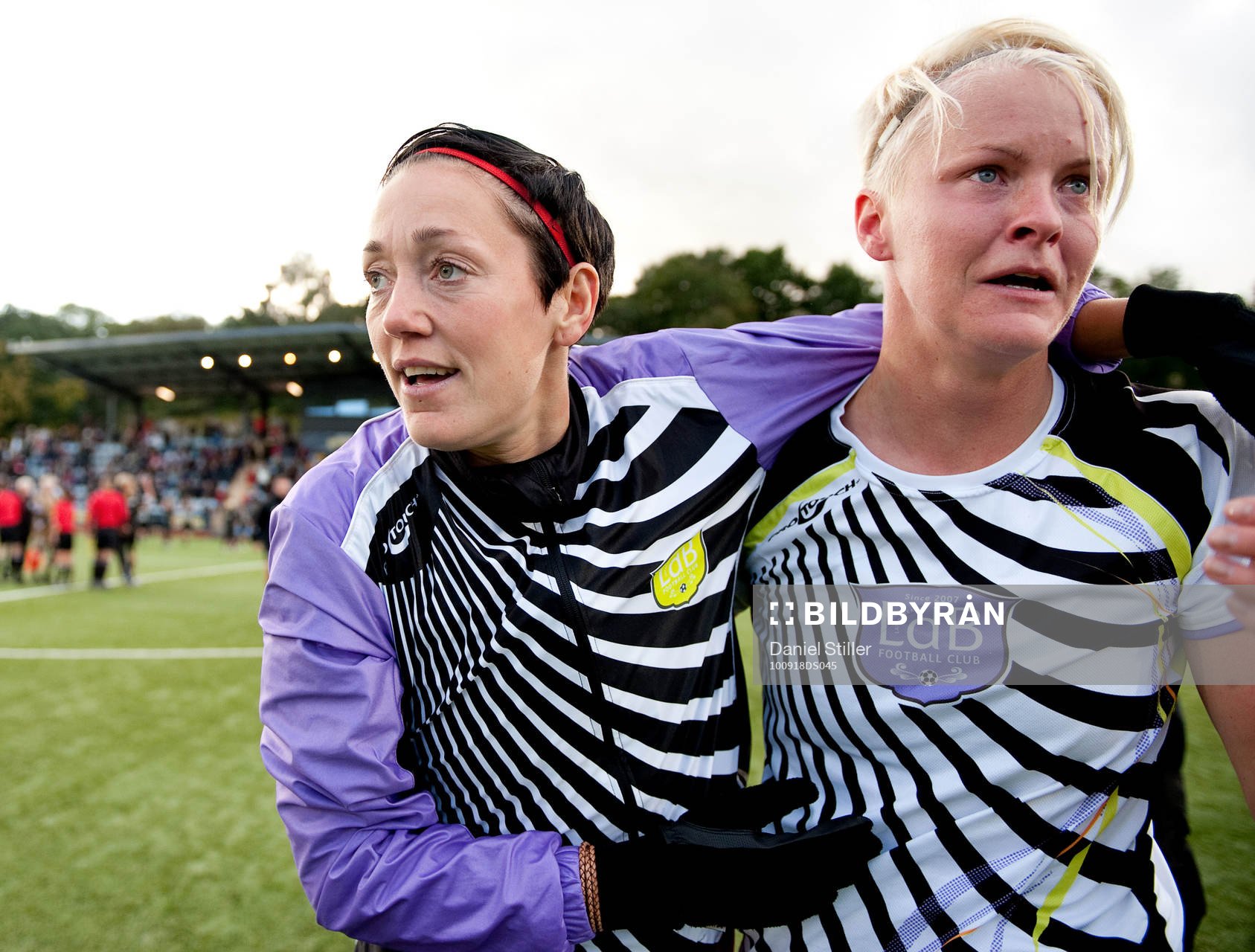 Therese Sjögran, Nilla Fischer, Malmö, är lyckliga