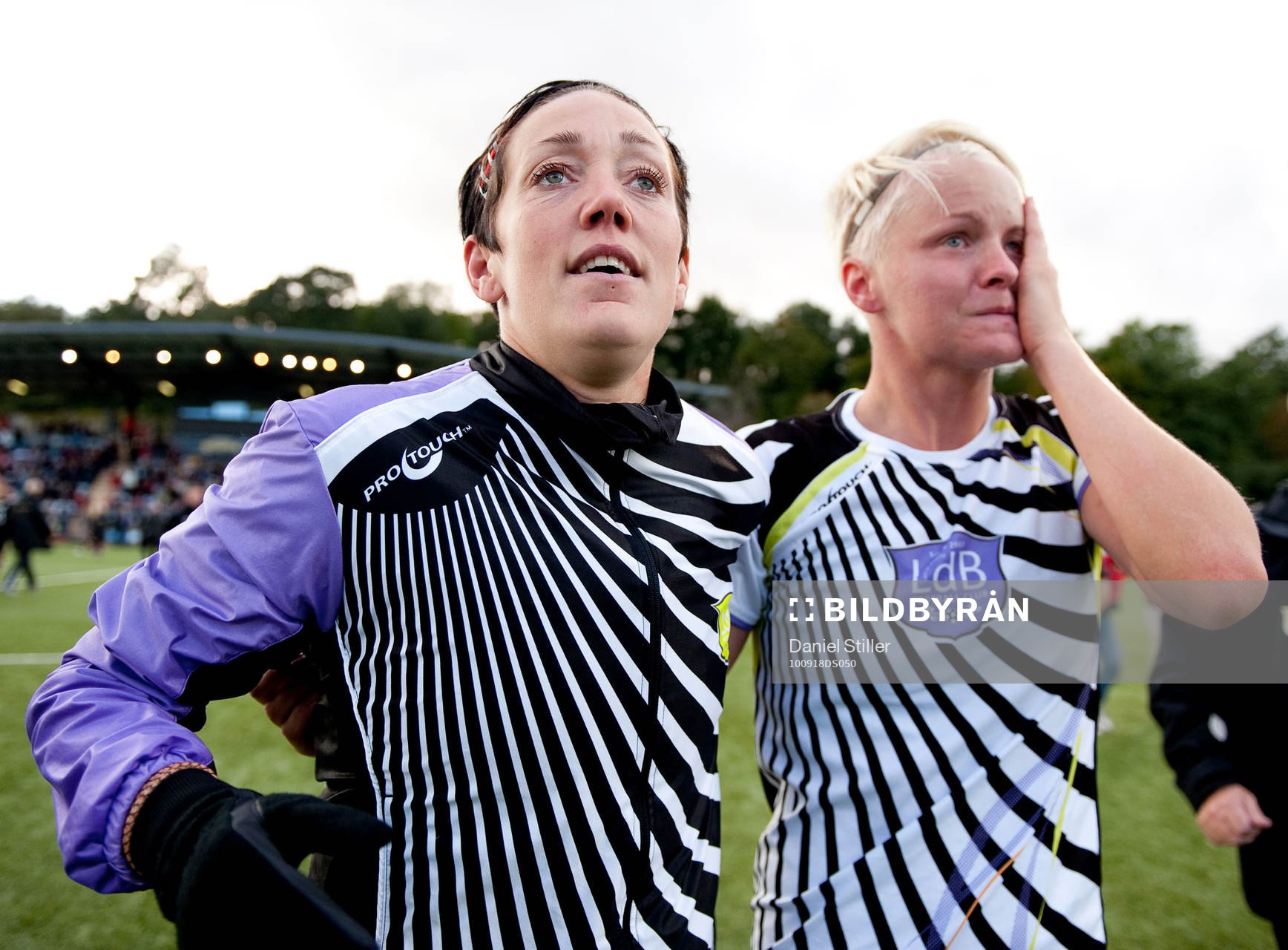 Therese Sjögran, Nilla Fischer, Malmö, är lyckliga