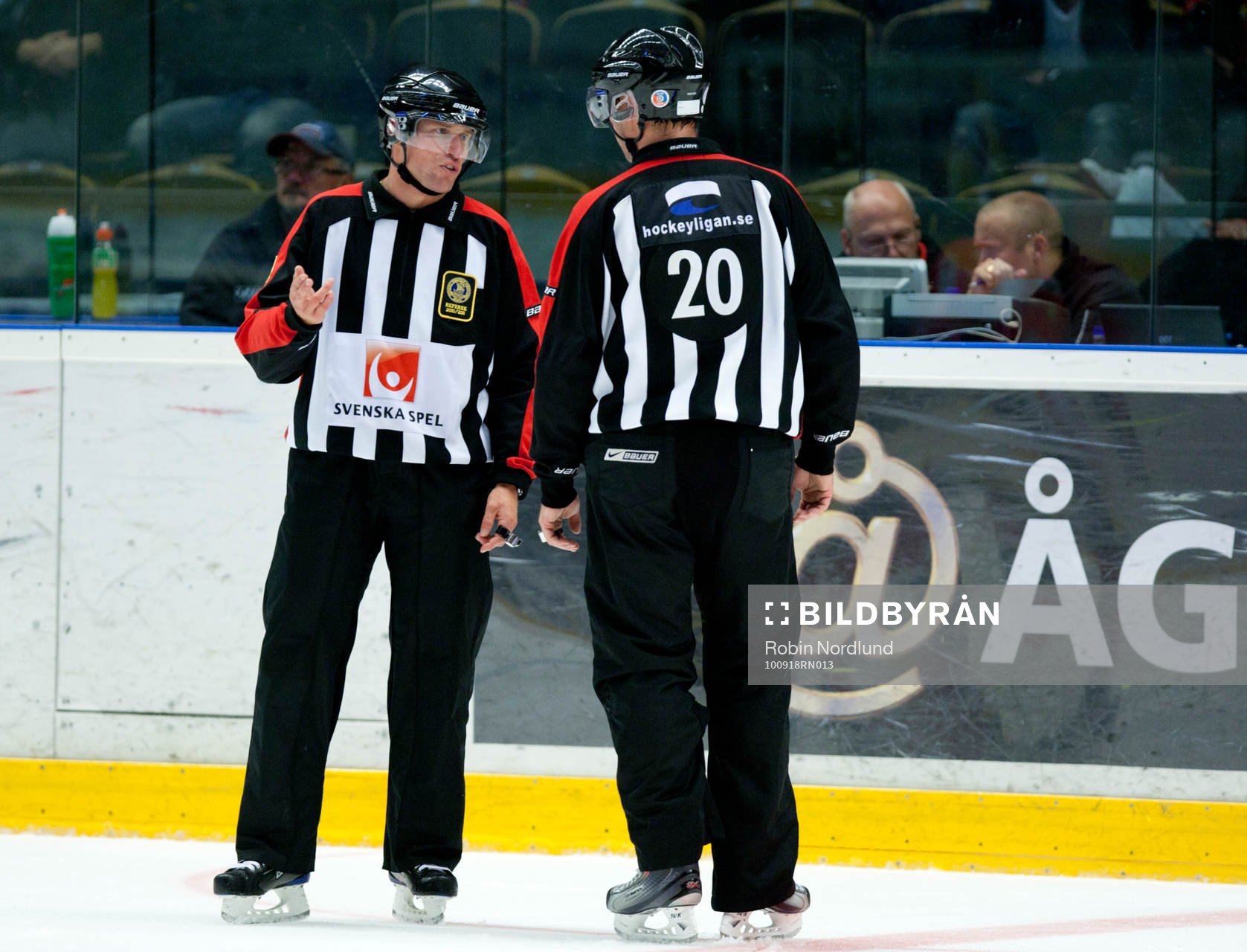 Thomas Forsström och Niclas Johansson, Domare