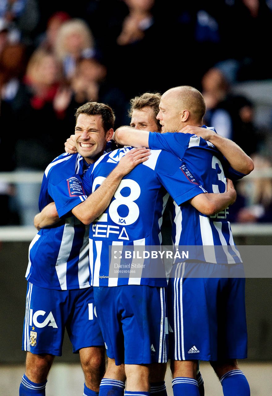Tobias Hysén, IFK Göteborg, gör 3-0. Jubel Stefan