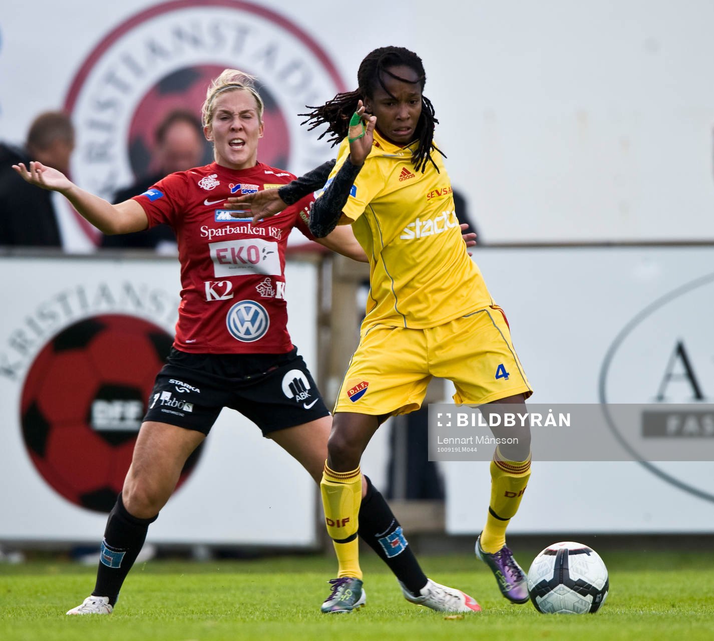 Kirsty Yallop, Kristianstad och Ahkeela Darcel Mollon,