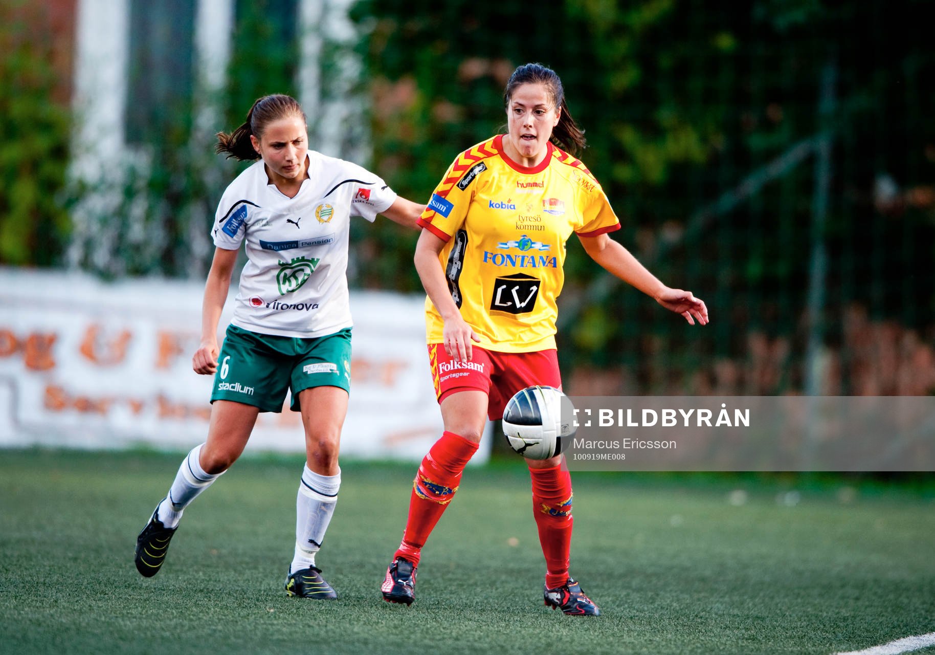 Lena Andersson, Hammarby och Madelaine Edlund, Tyresö