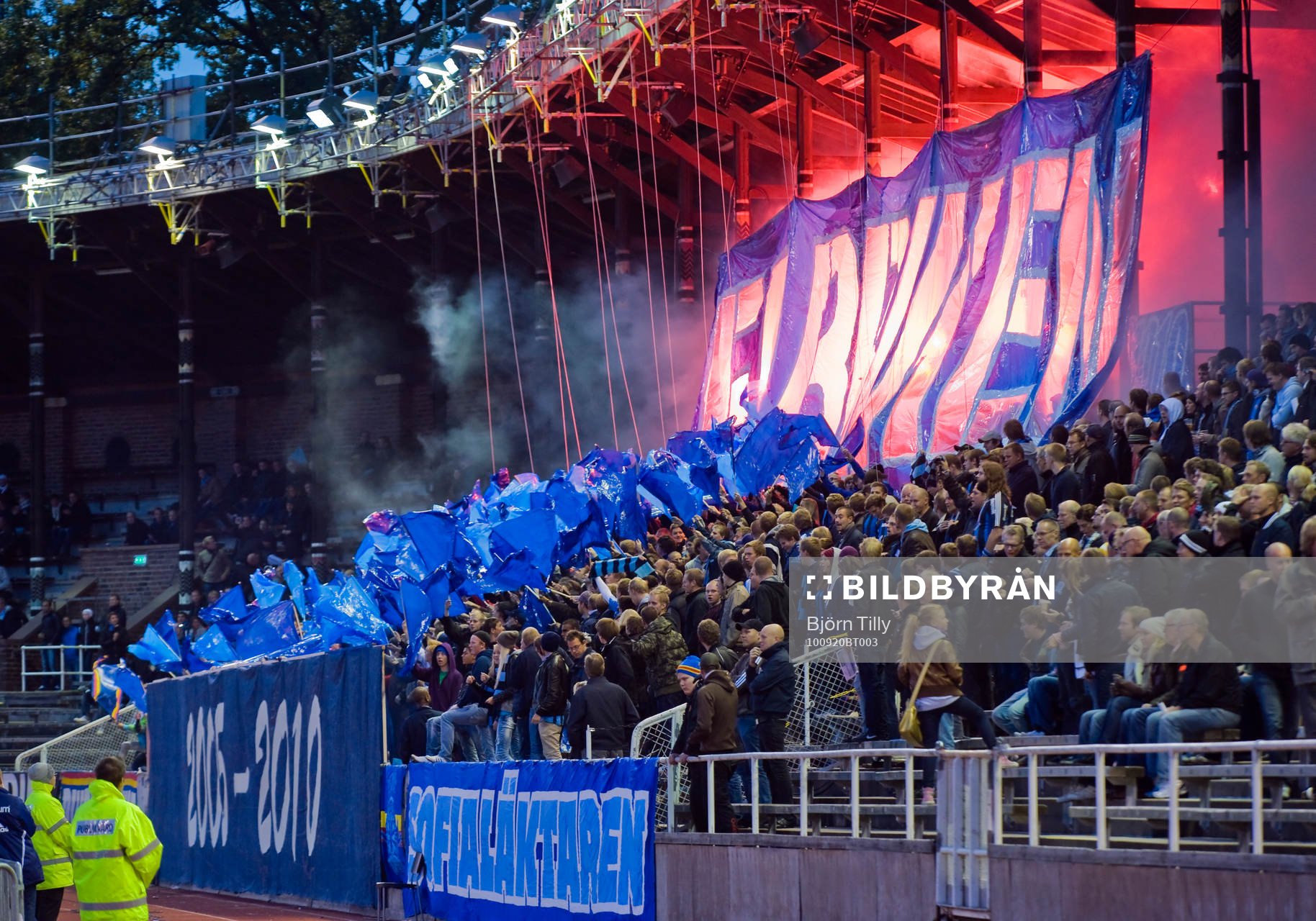 Djurgårdsklacken, Fabriken, fans, supporter, tifo