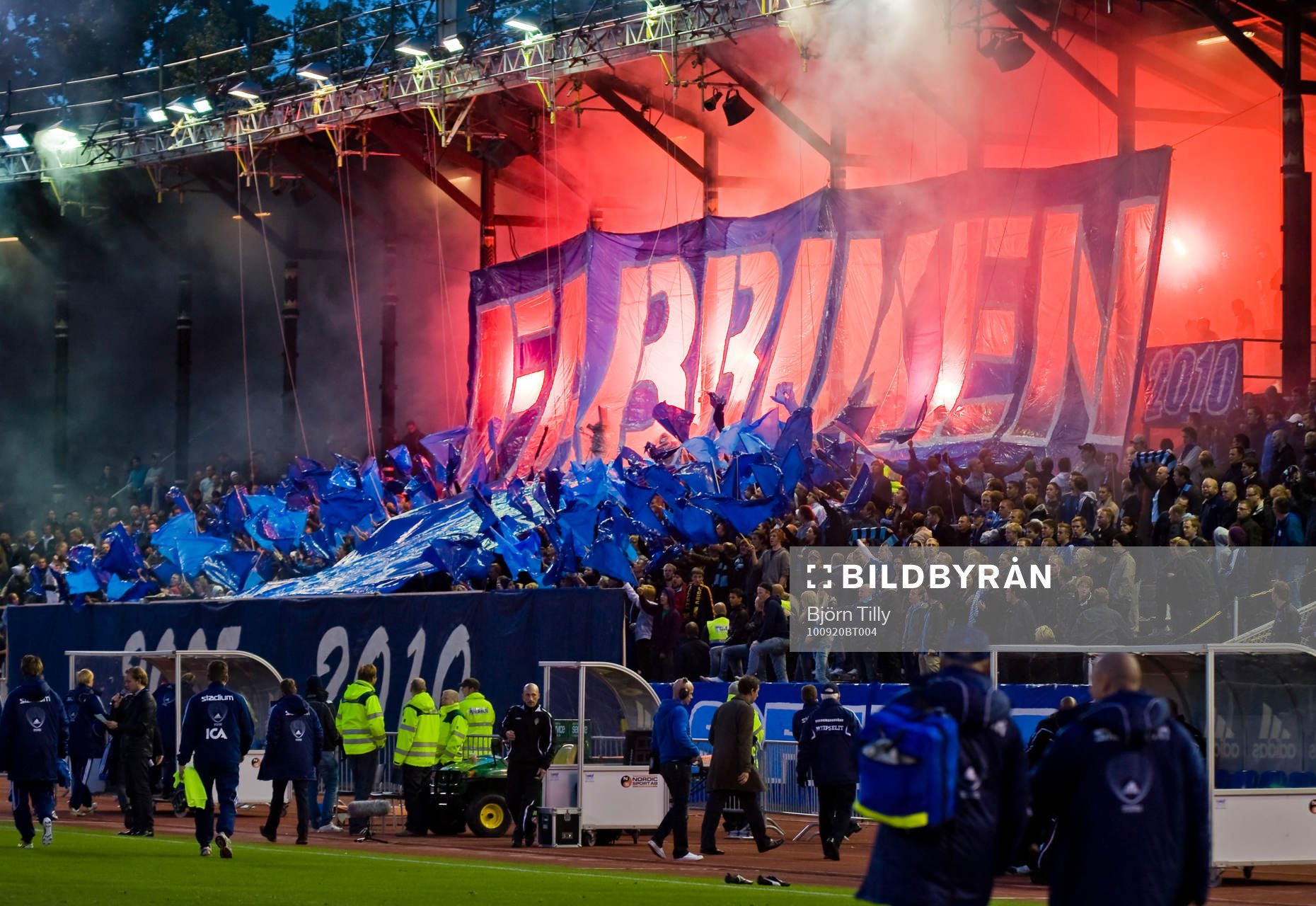 Djurgårdsklacken, Fabriken, fans, supporter, tifo