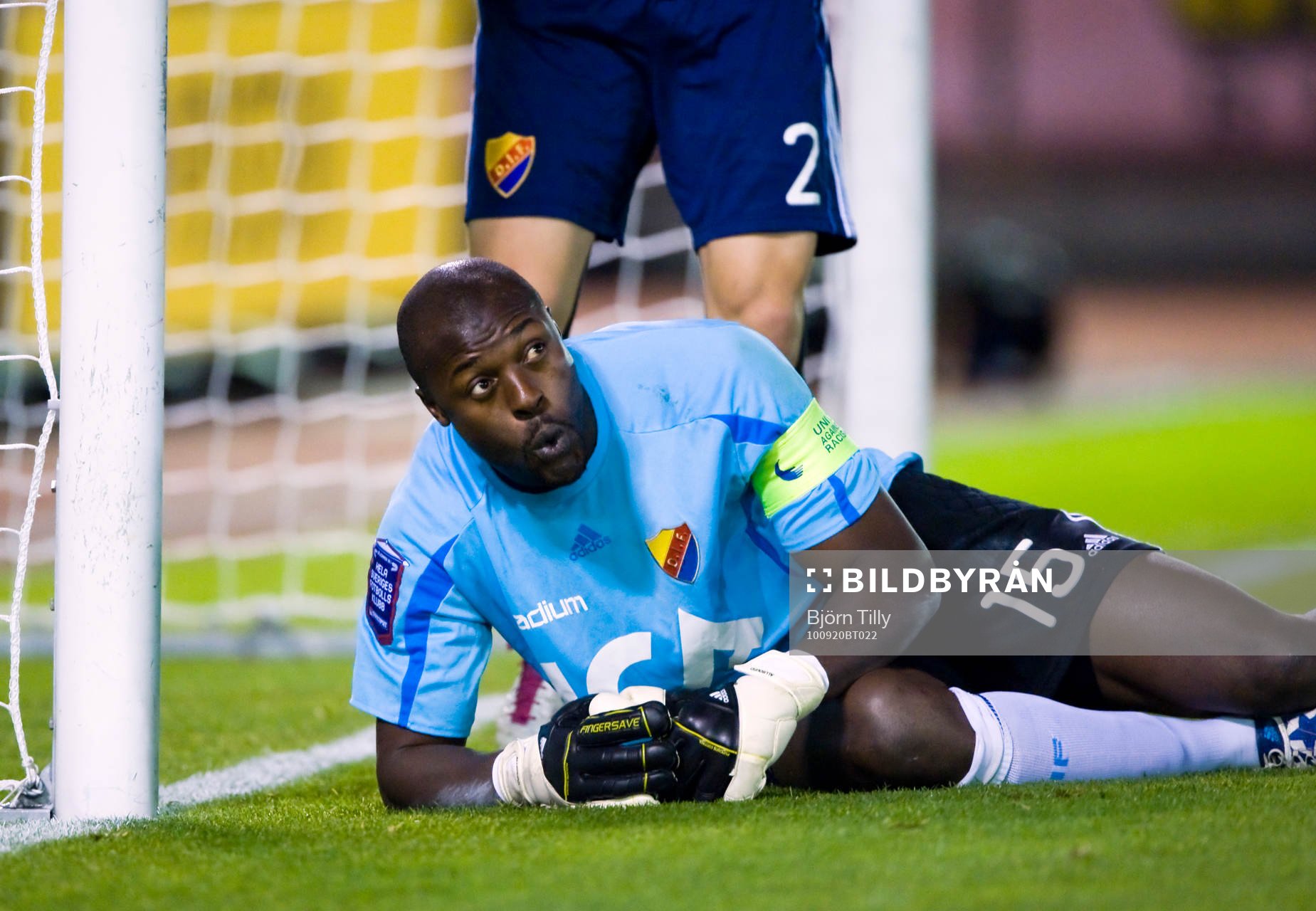 Pa Dembo Touray, målvakt, Djurgården pustar ut