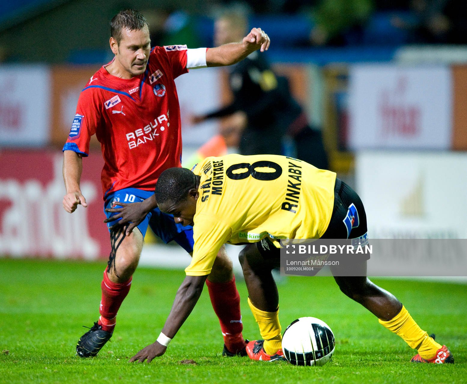 Marcus Lantz, Helsingborg mot Patrick Osiako, Mjällby