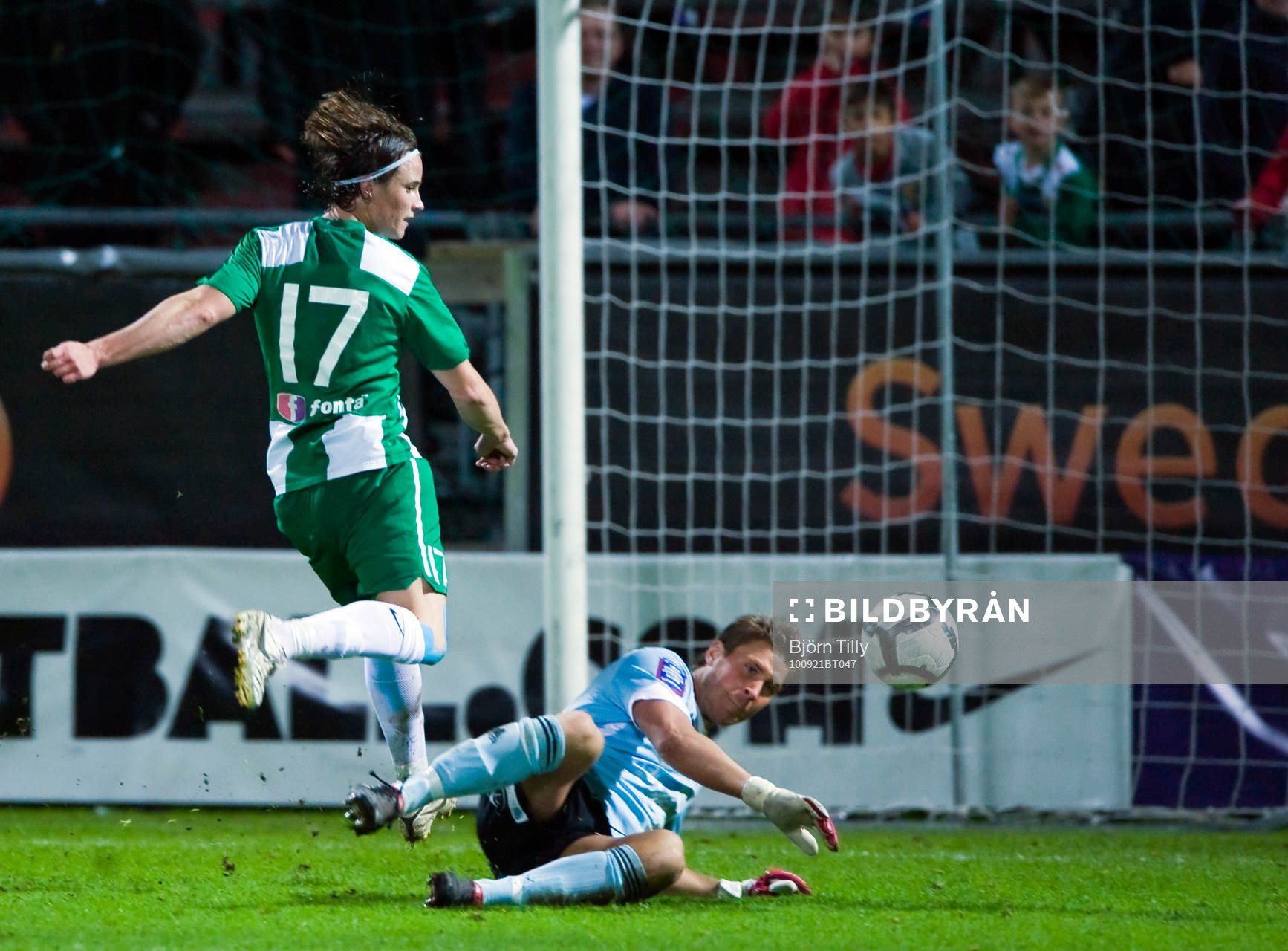 Linus Hallenius, Hammarby och Sebastian Karlsson, målvakt,