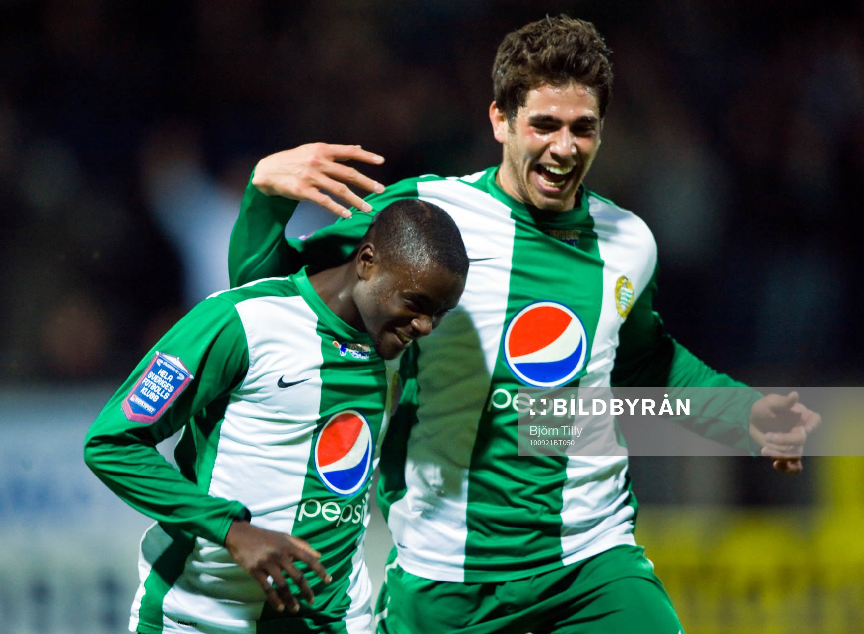 Maic Sema och Carlos Gaete Moggia, Hammarby, jubel