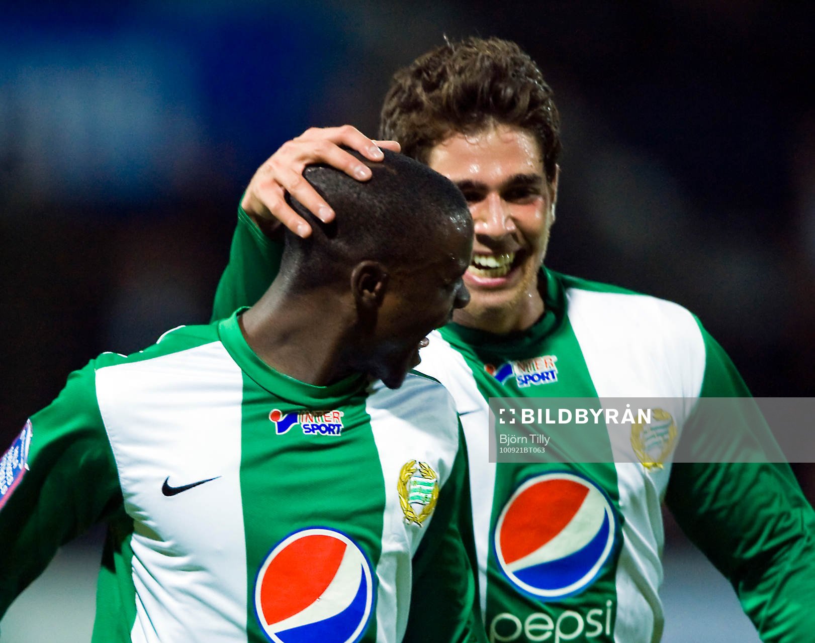 Maic Sema och Carlos Gaete Moggia, Hammarby, jubel