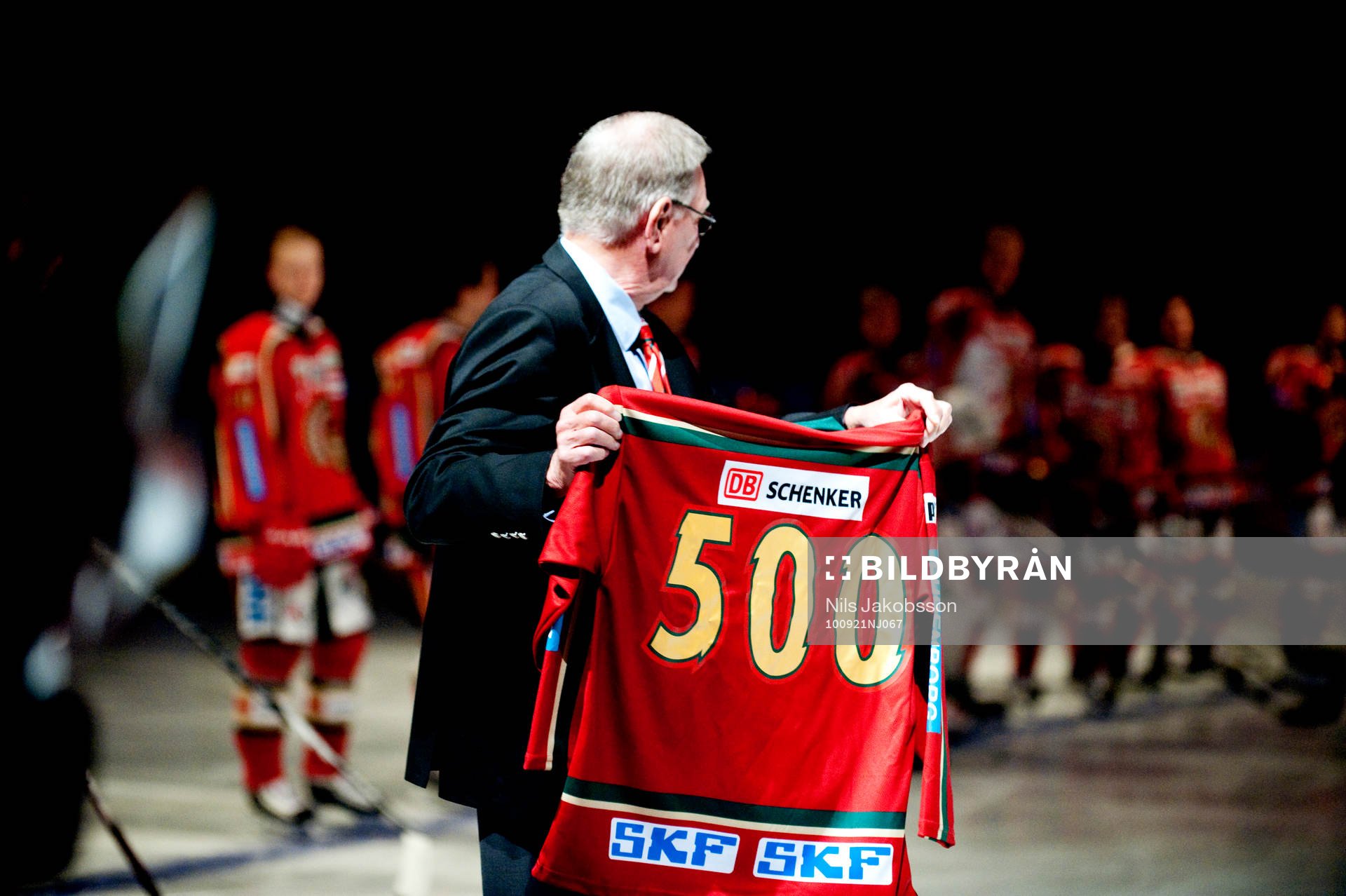 Tomi Kallio, Frölunda, firade 500 matcher i Frölunda