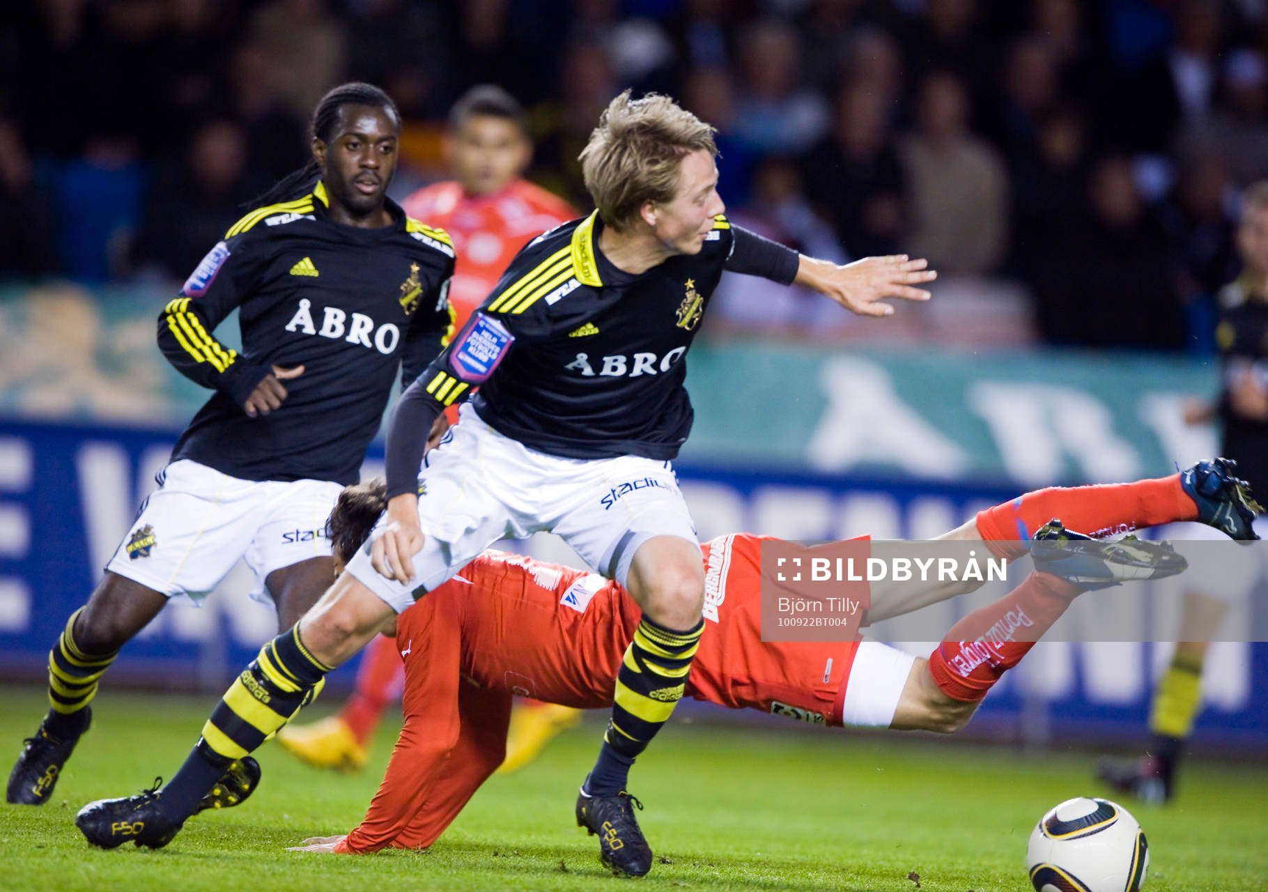 Dulee Johnson och Viktor Lundberg, AIK