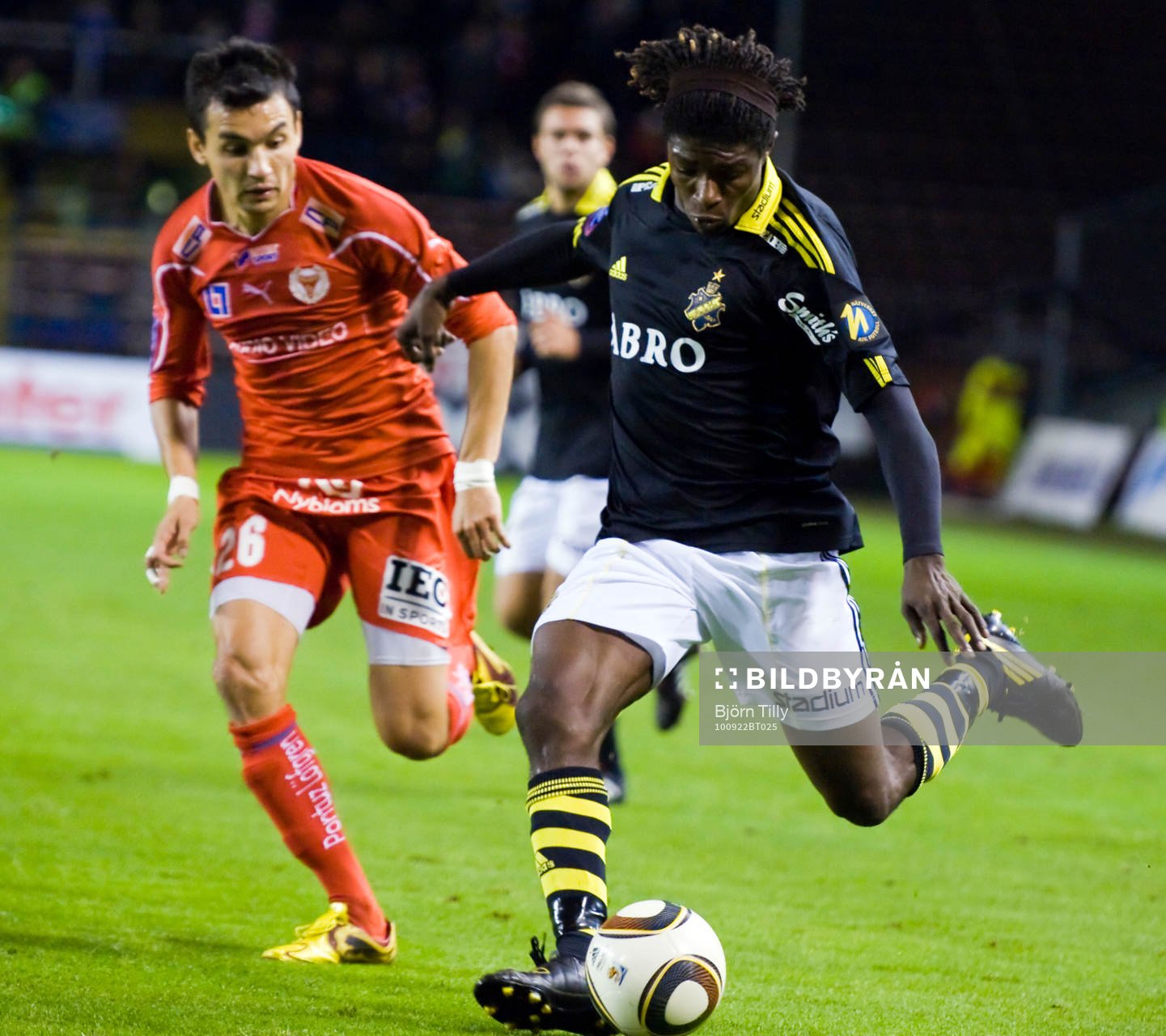 Emin Nouri, Kalmar och Mohamed Bangura, AIK