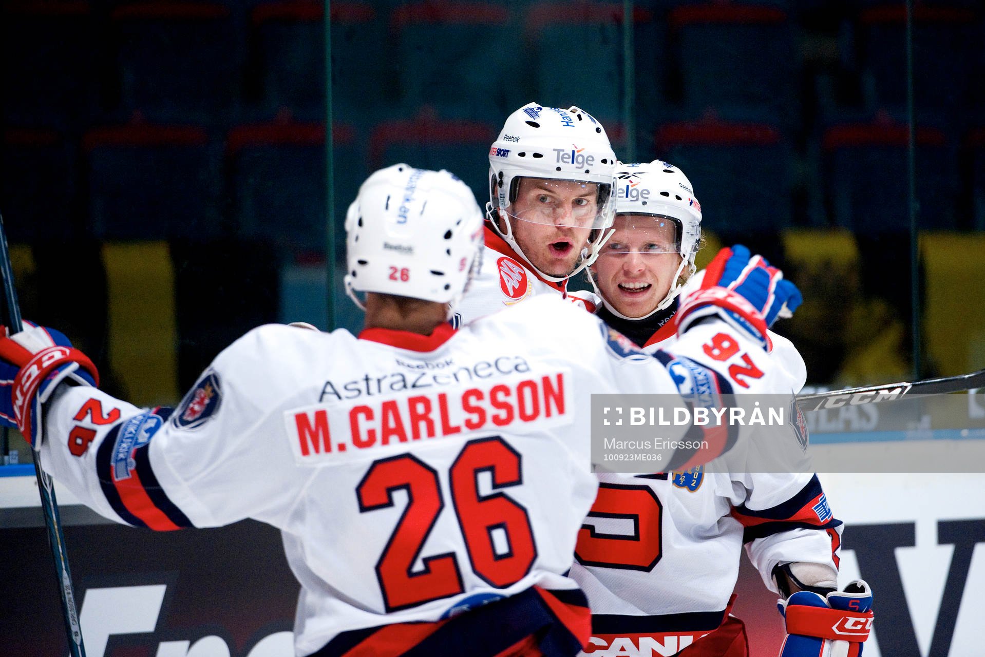 Joakim Eriksson och Ryan Lash, Södertälje jubel