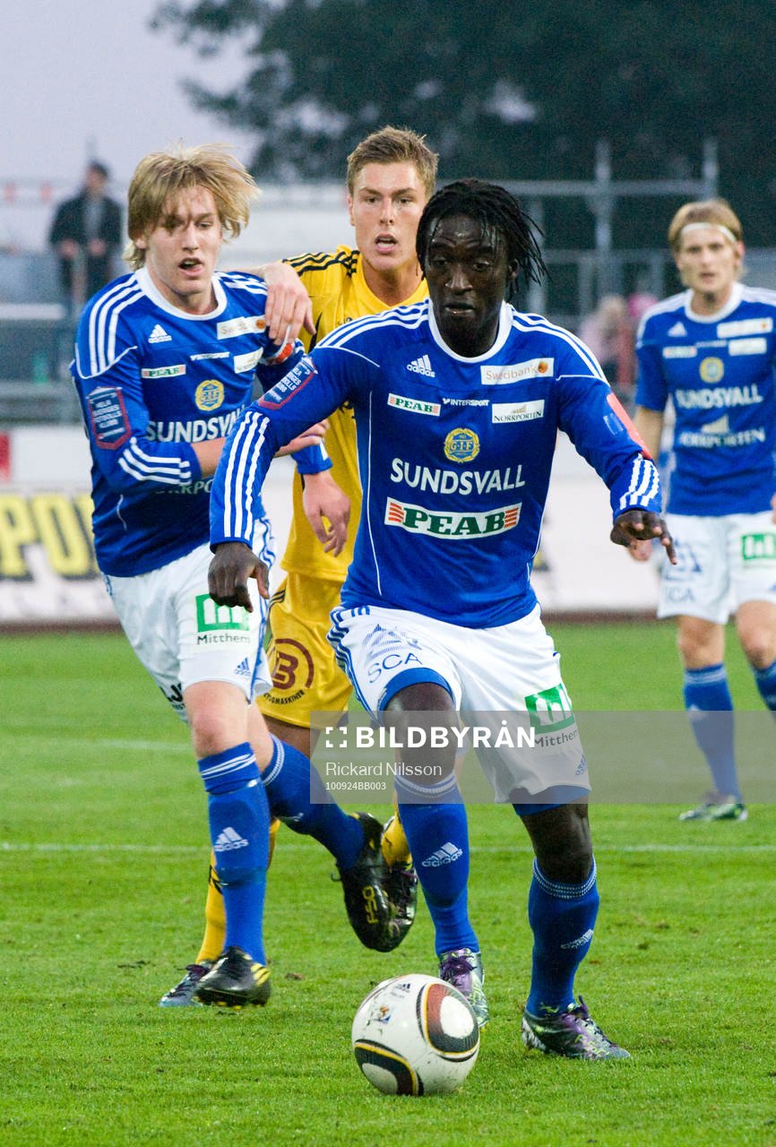 Alieu Jagne och Emil Forsberg, Sundsvall