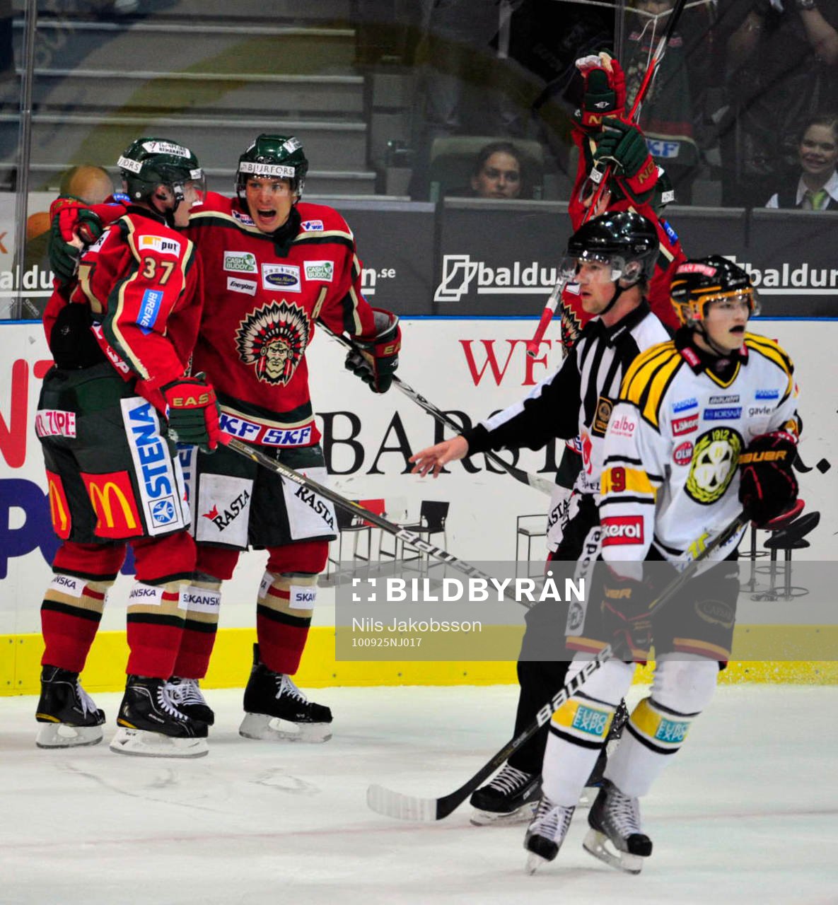 Mika Pyörälä och Riku Hahl, Frölunda (Jubel)