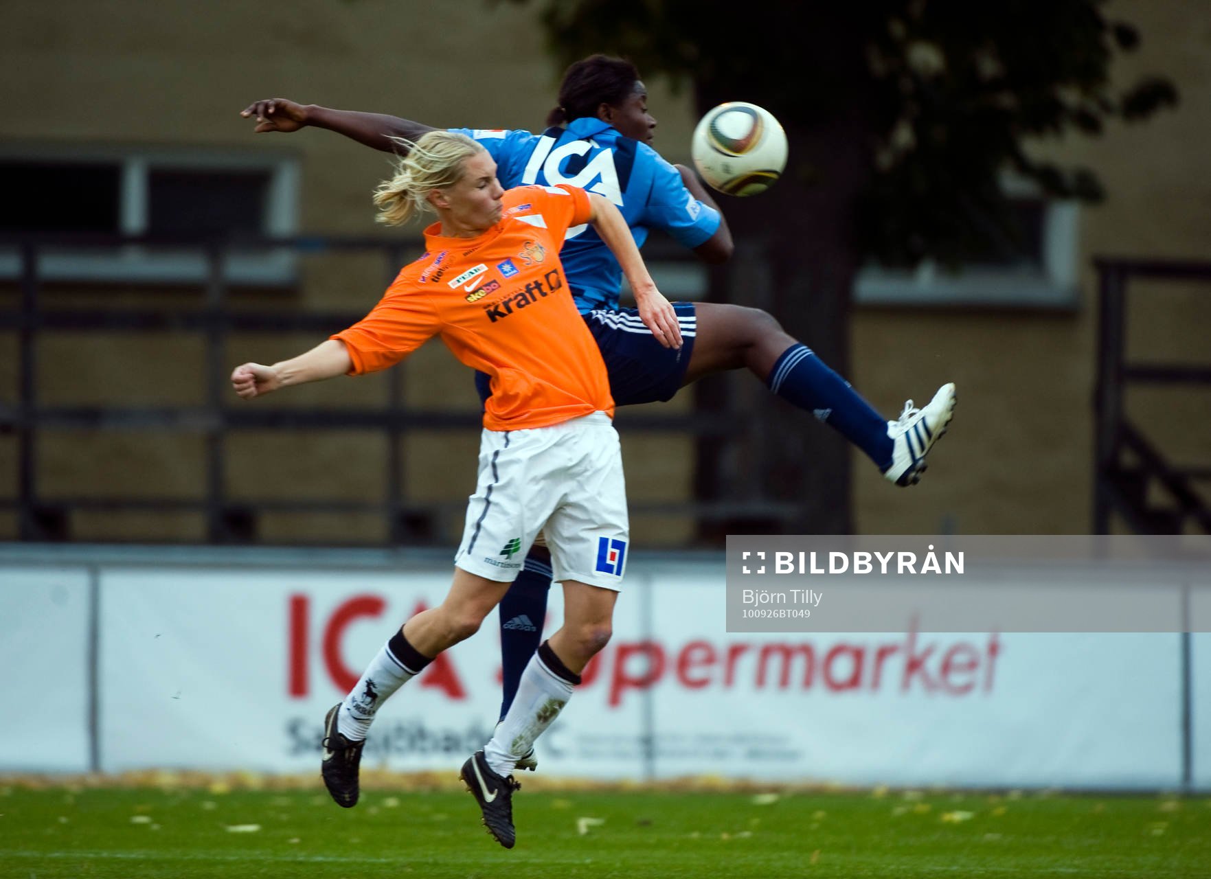  Hanna Marklund, Sunnanå och Sarah Michel, Djurgården.
