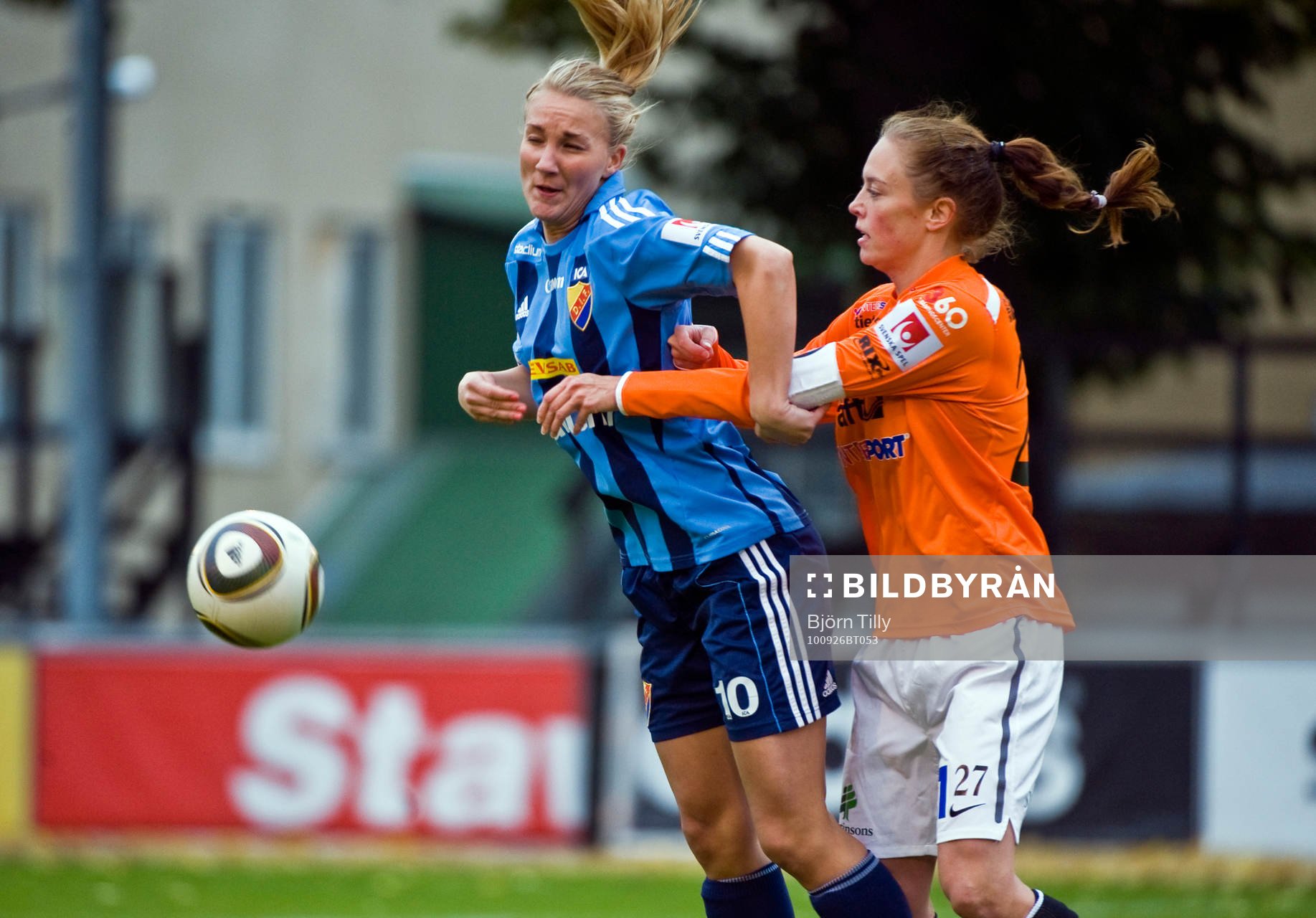  Emma Lundh, Djurgården och Alexandra Nilsson, Sunnanå