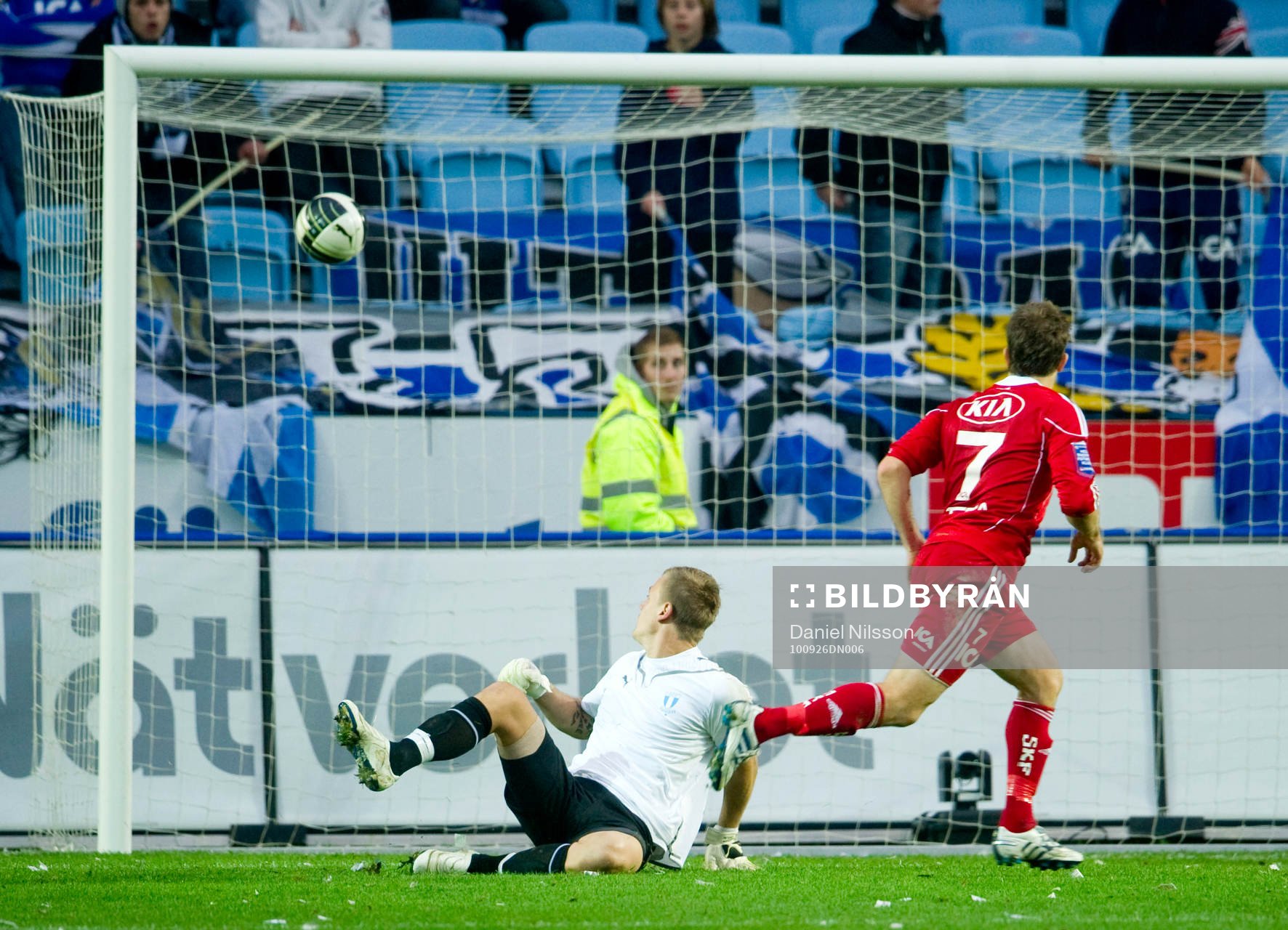 Tobias Hysén, Göteborg reducerade till 2-1 bakom Johan